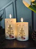 LED Blokklys TWINKLE CHRISTMAS - Sett med 2 stk.