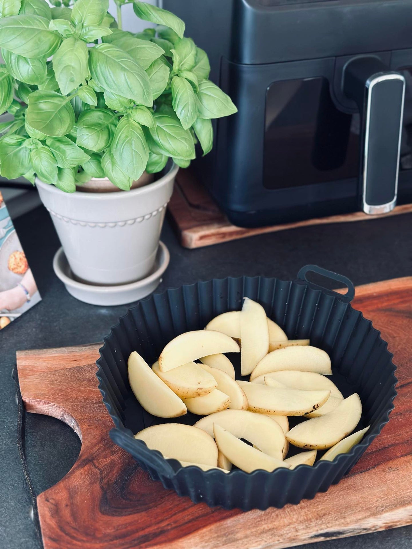 Silikonform til airfryer