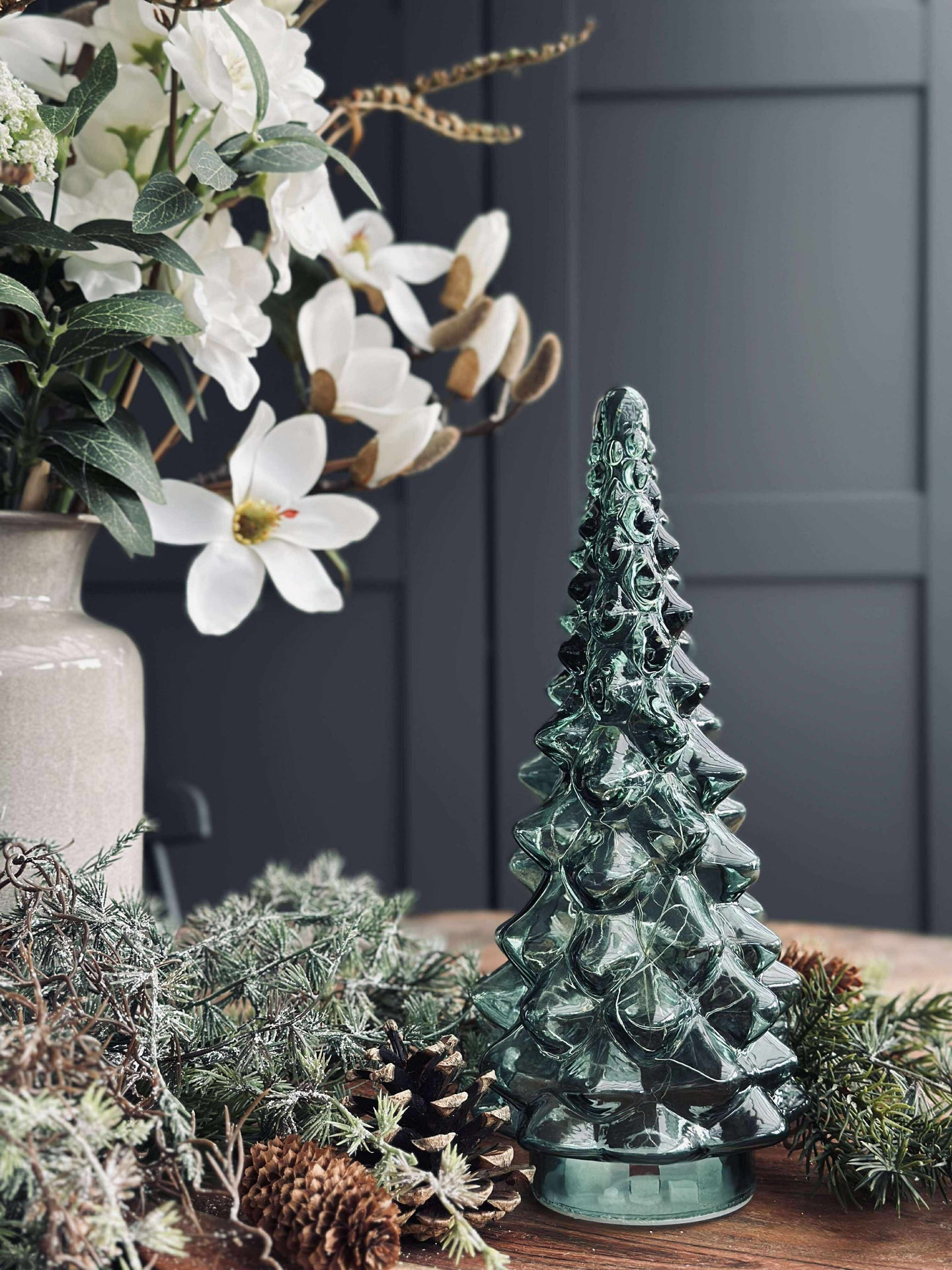 Juletre i glass