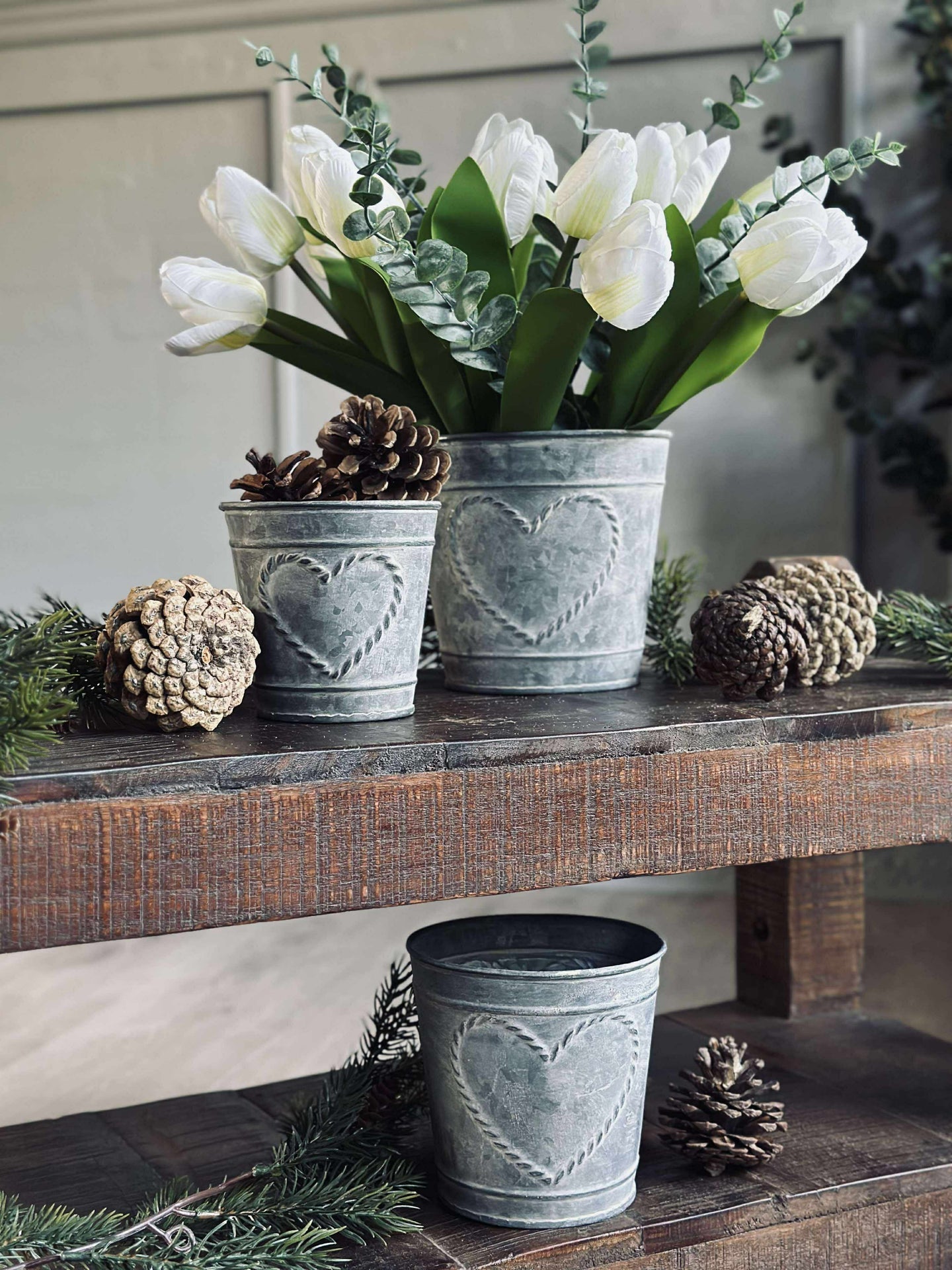 Sinkskjuler med hjerter - 3 stk.