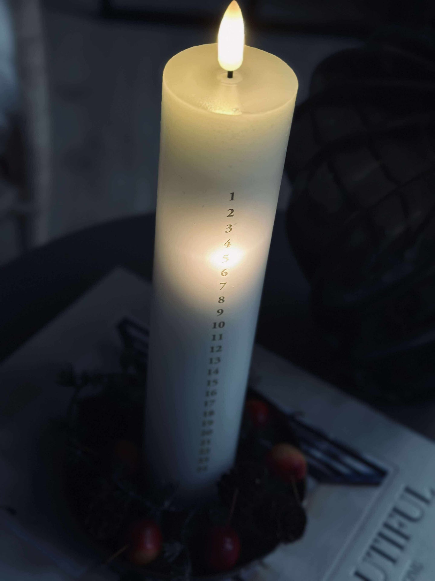 LED kalenderlys inkl. fjernkontroll