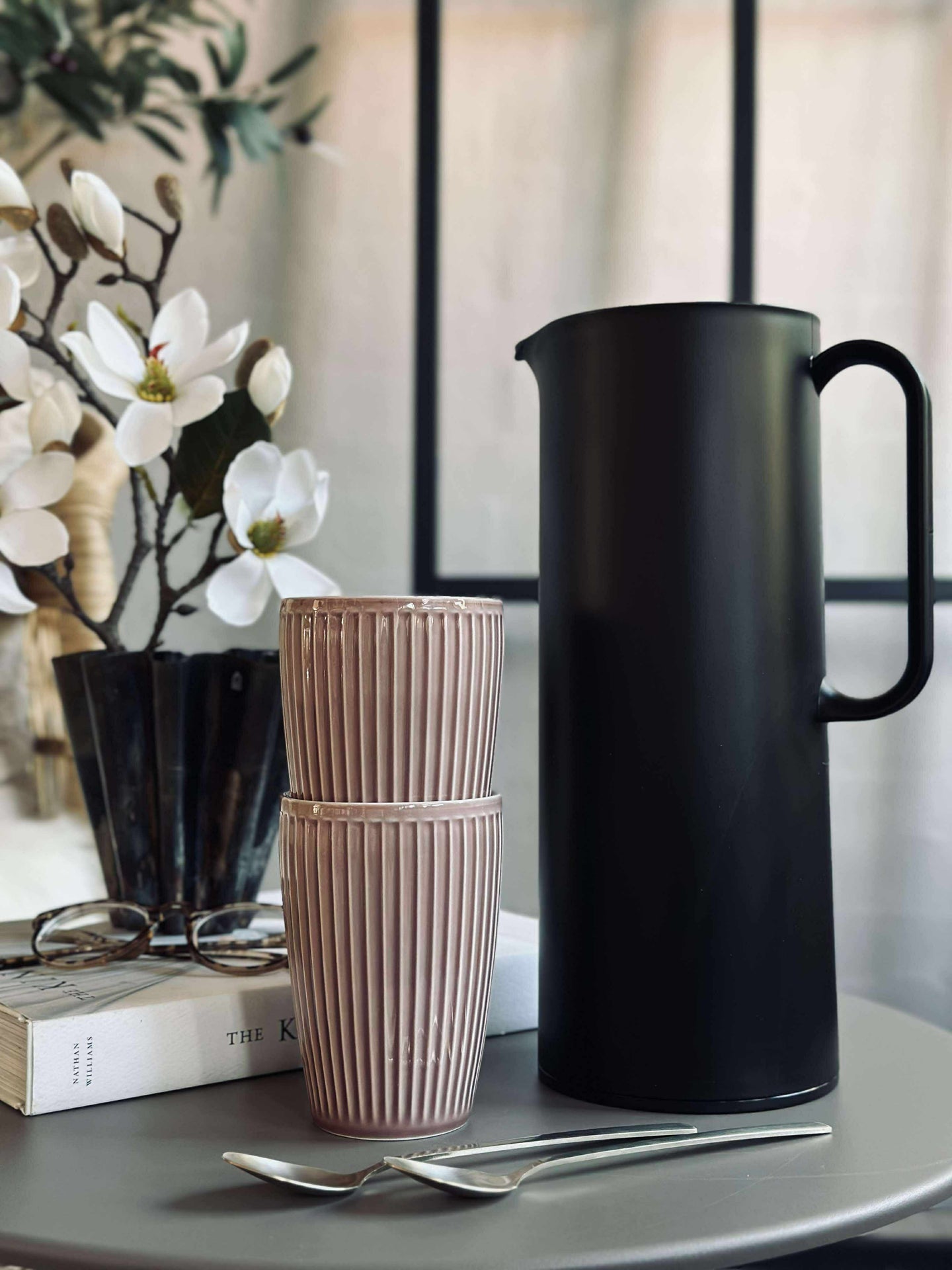 Termokopp Plissé- Sett med 2 stk - Woodrose