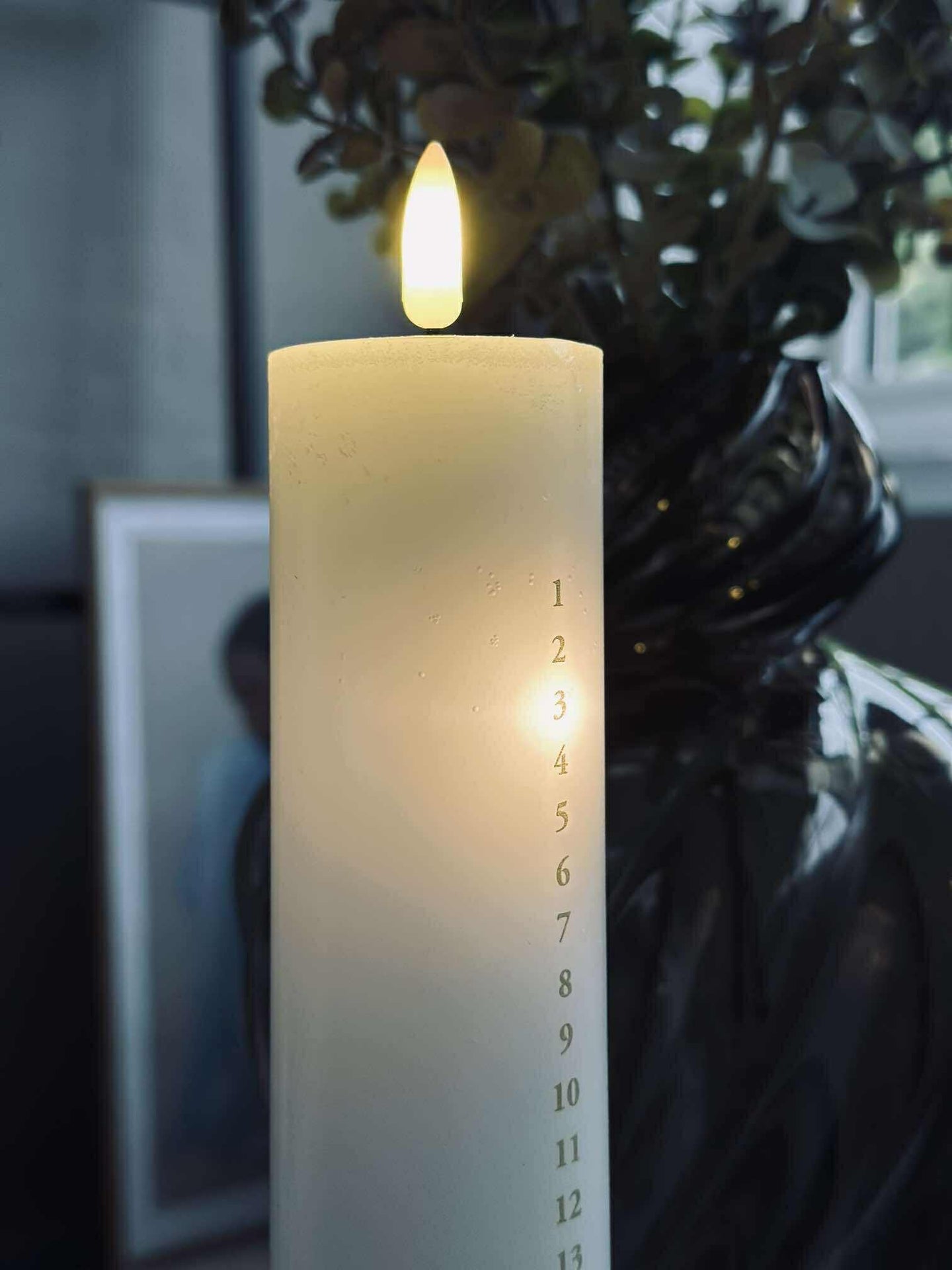 LED kalenderlys inkl. fjernkontroll