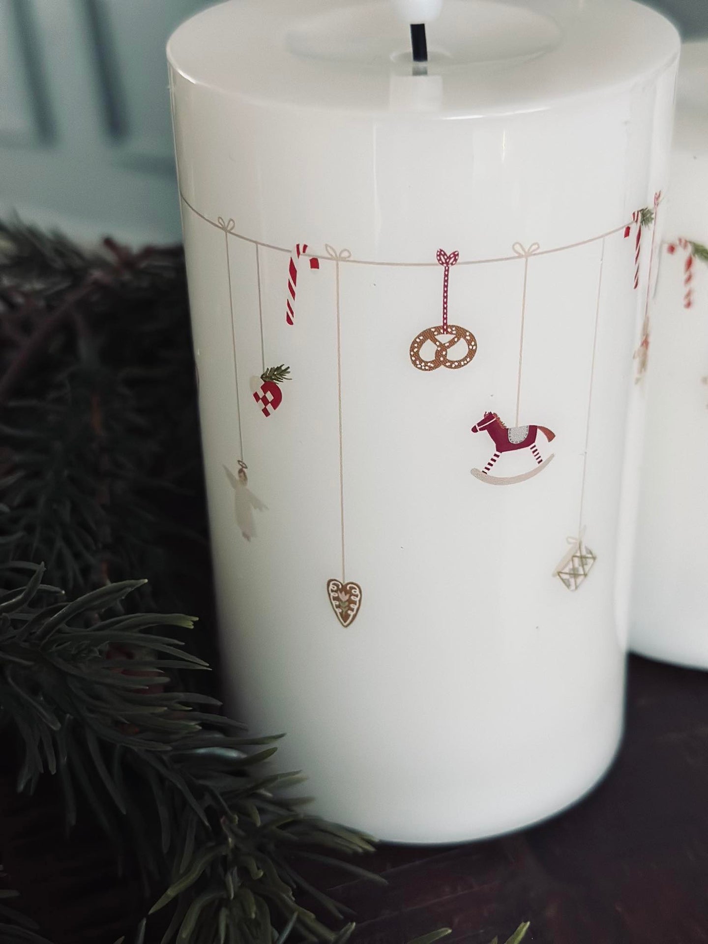 LED blokallys TWINKLE CHRISTMAS - Sett med 2 stk.