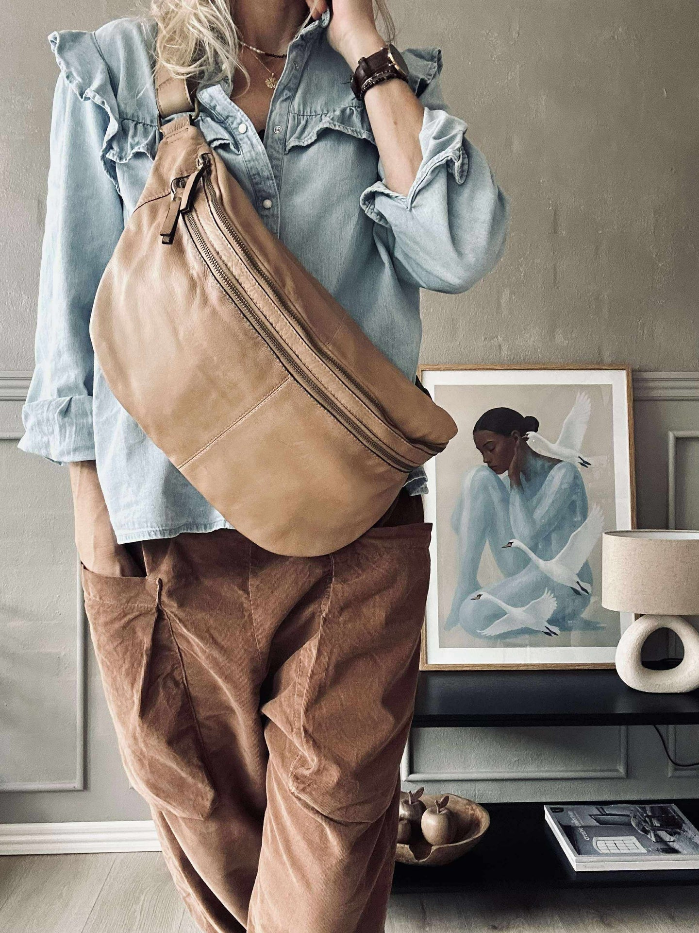 Bumbag Jina Big Taupe