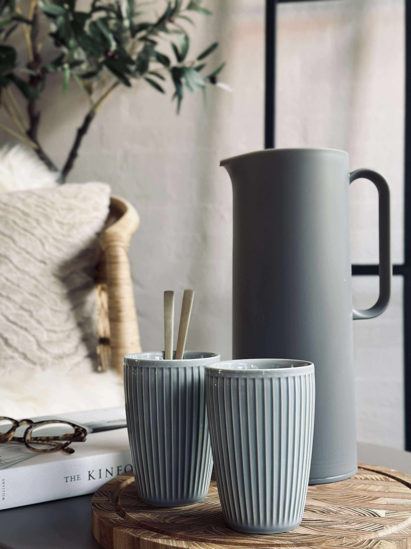 Termokanne – Med trykknappfunksjon - 1 liter