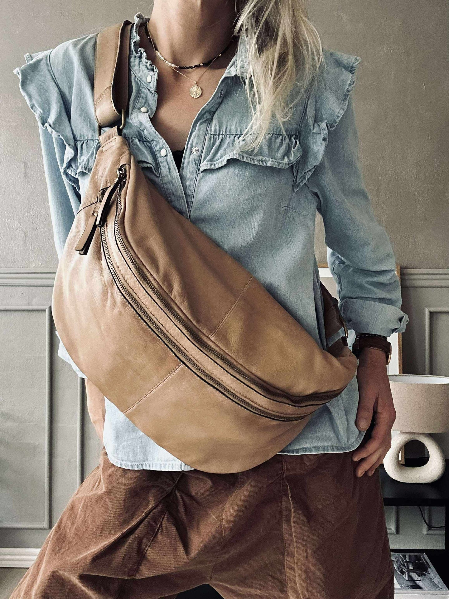 Bumbag Jina Big Taupe
