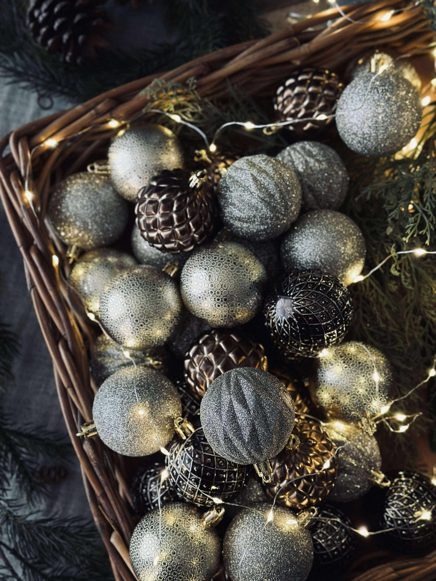 Julekule mix boks 35stk.