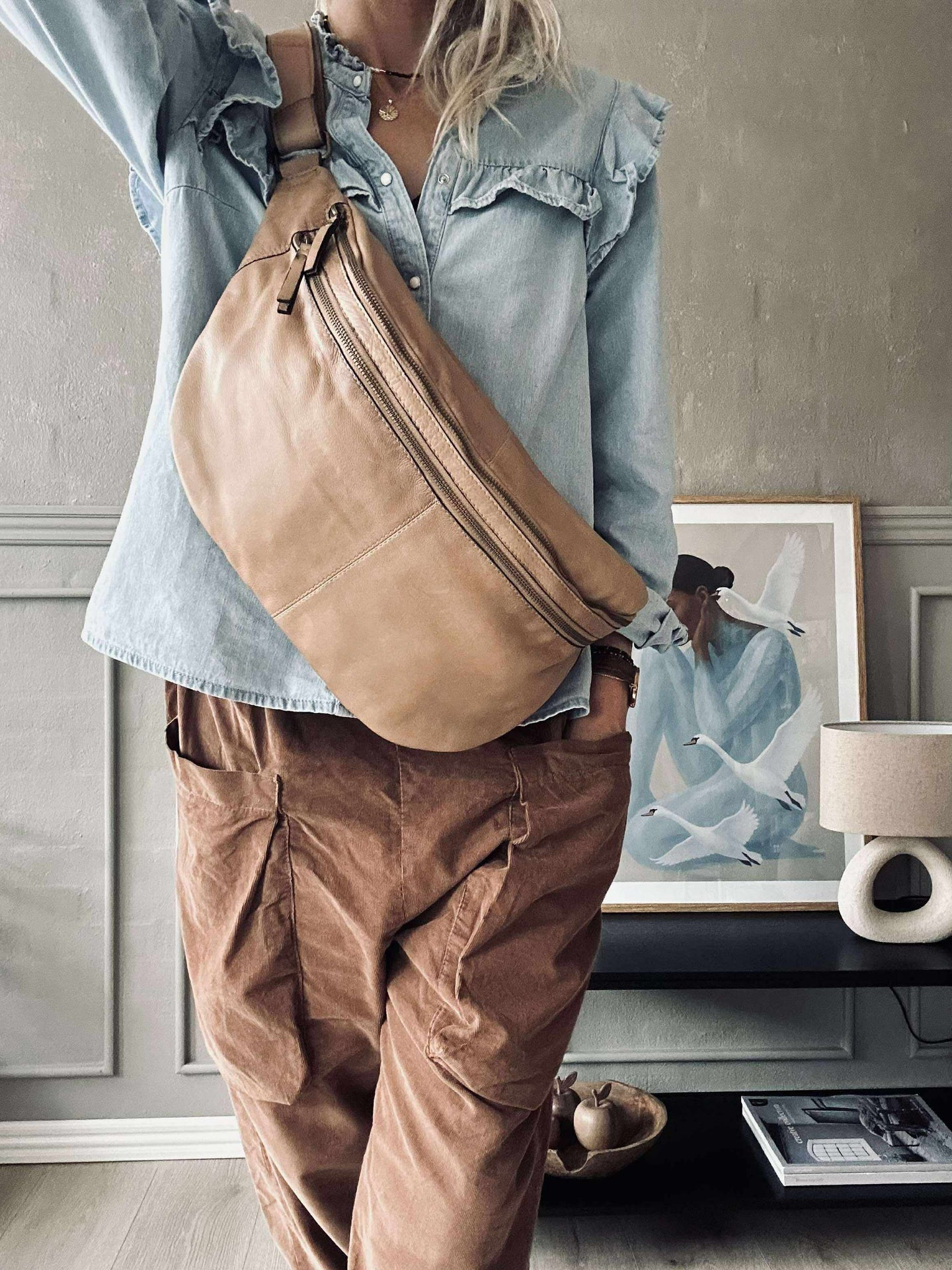 Bumbag Jina Big Taupe