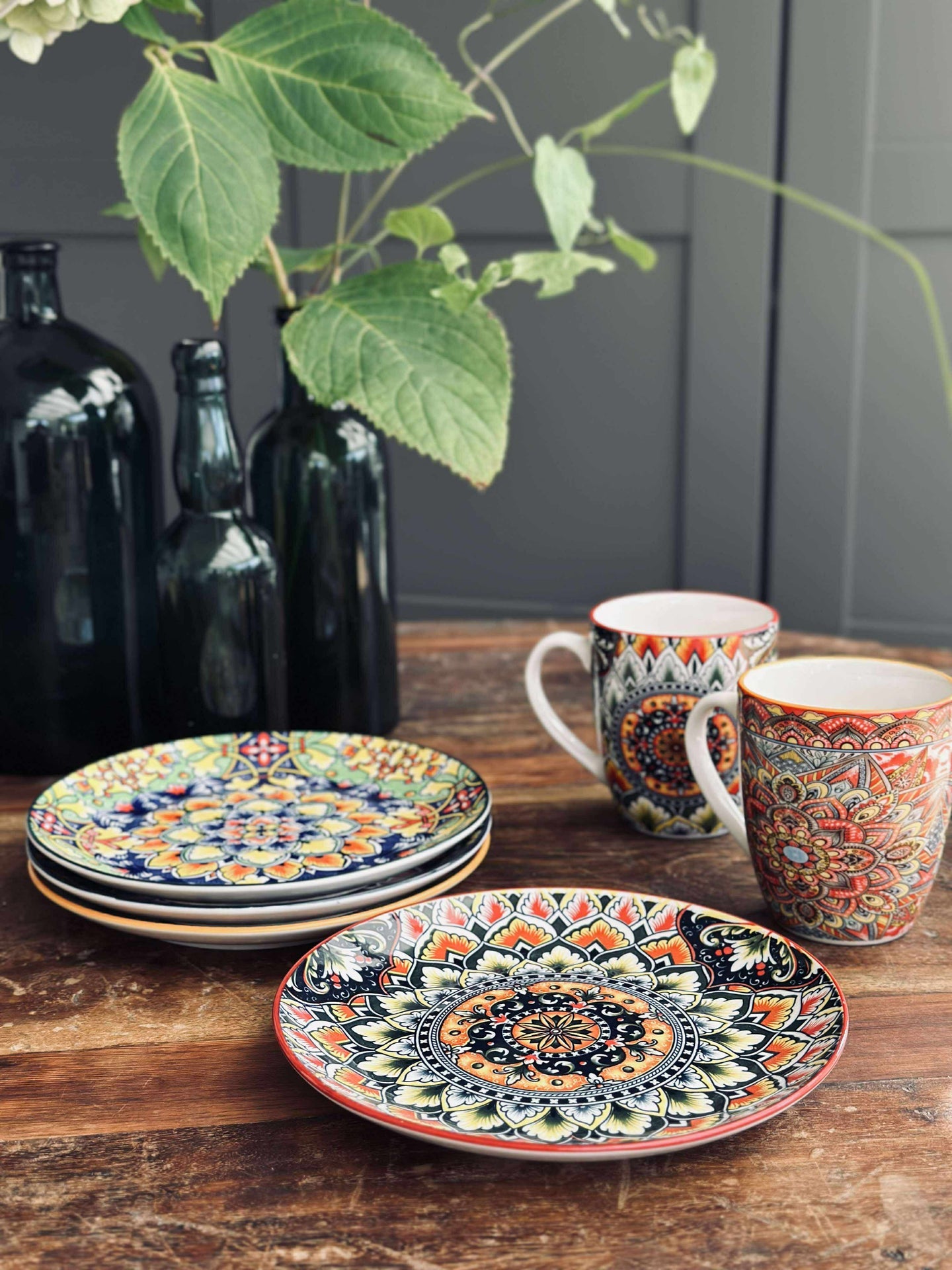 Tallerken Farge boheme MIX