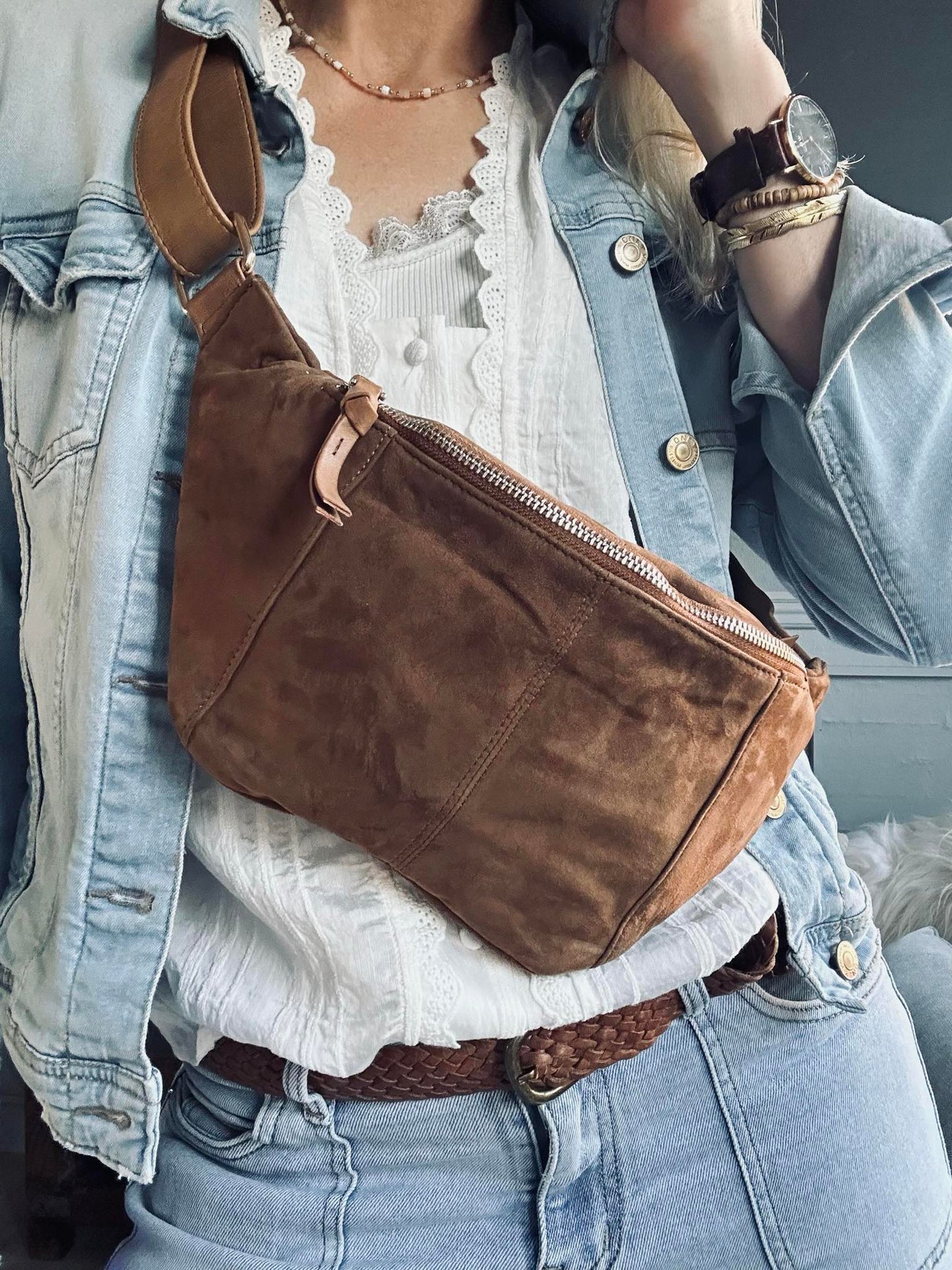 Bumbag JUNE Ruskinn - Caramel