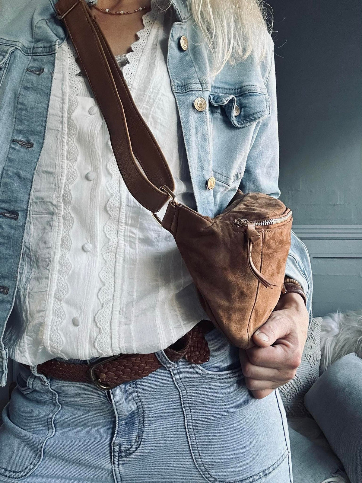 Bumbag JUNE Ruskinn - Caramel