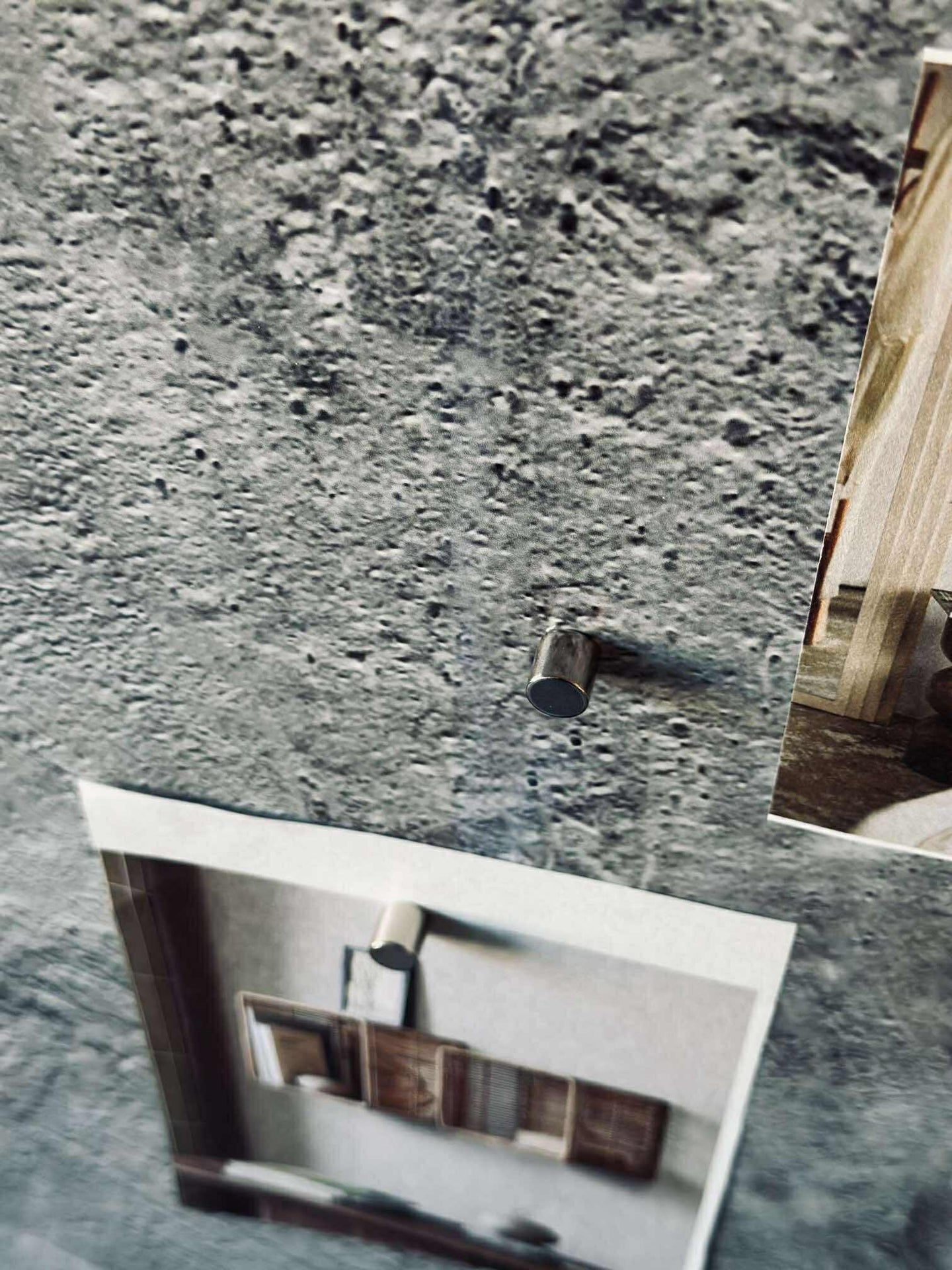 Tavle magnetisk 60x90 - Betonglook