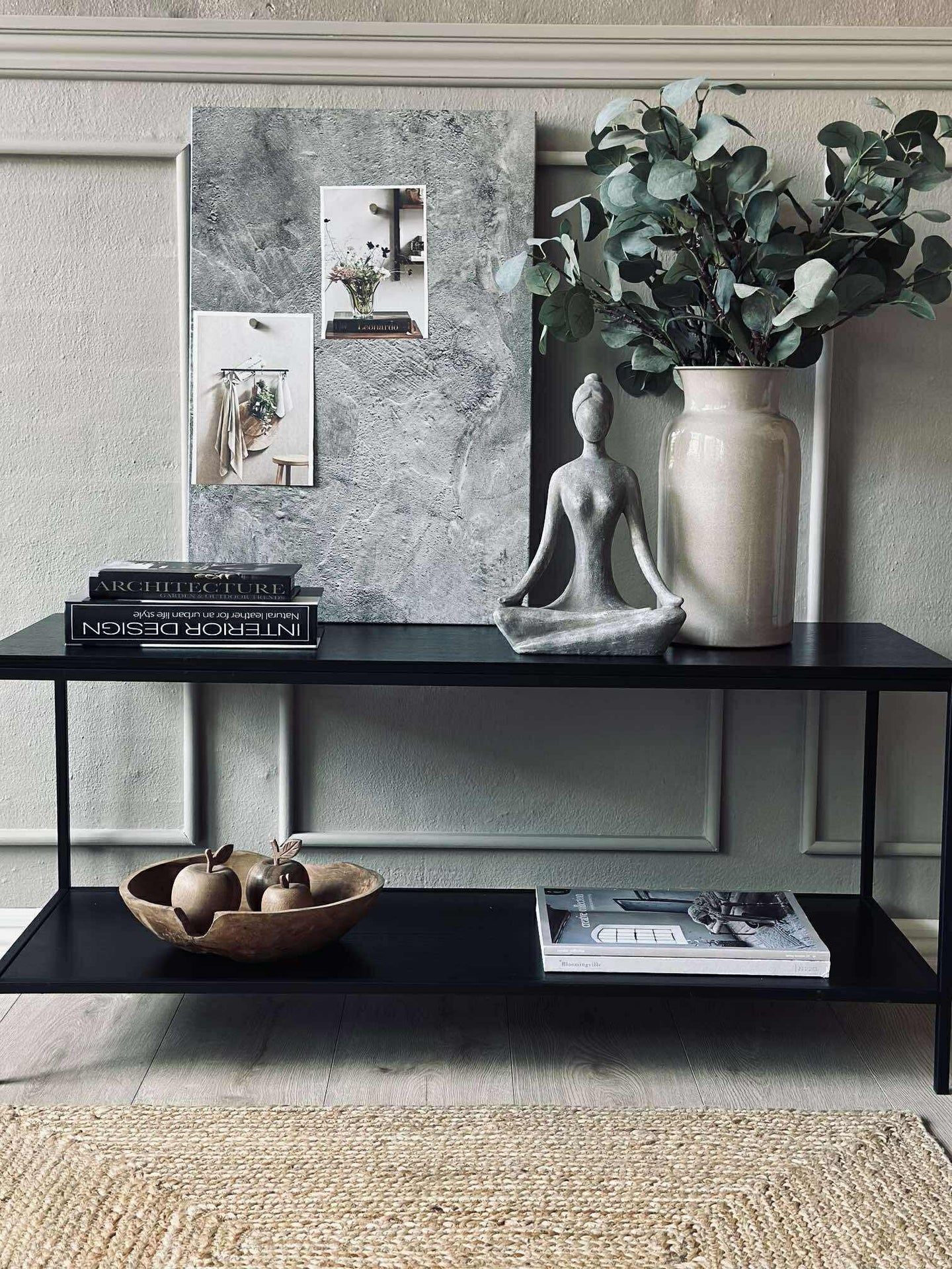 Tavle magnetisk 40x60 - Betong look