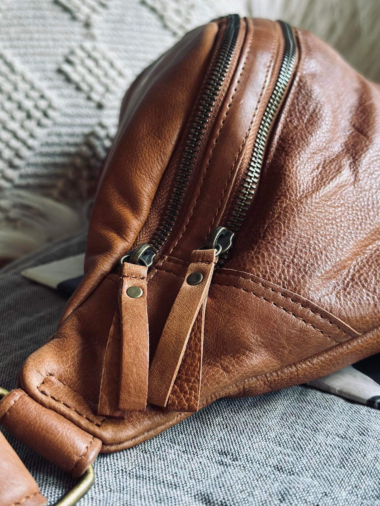 Bumbag Jina Big Cognac