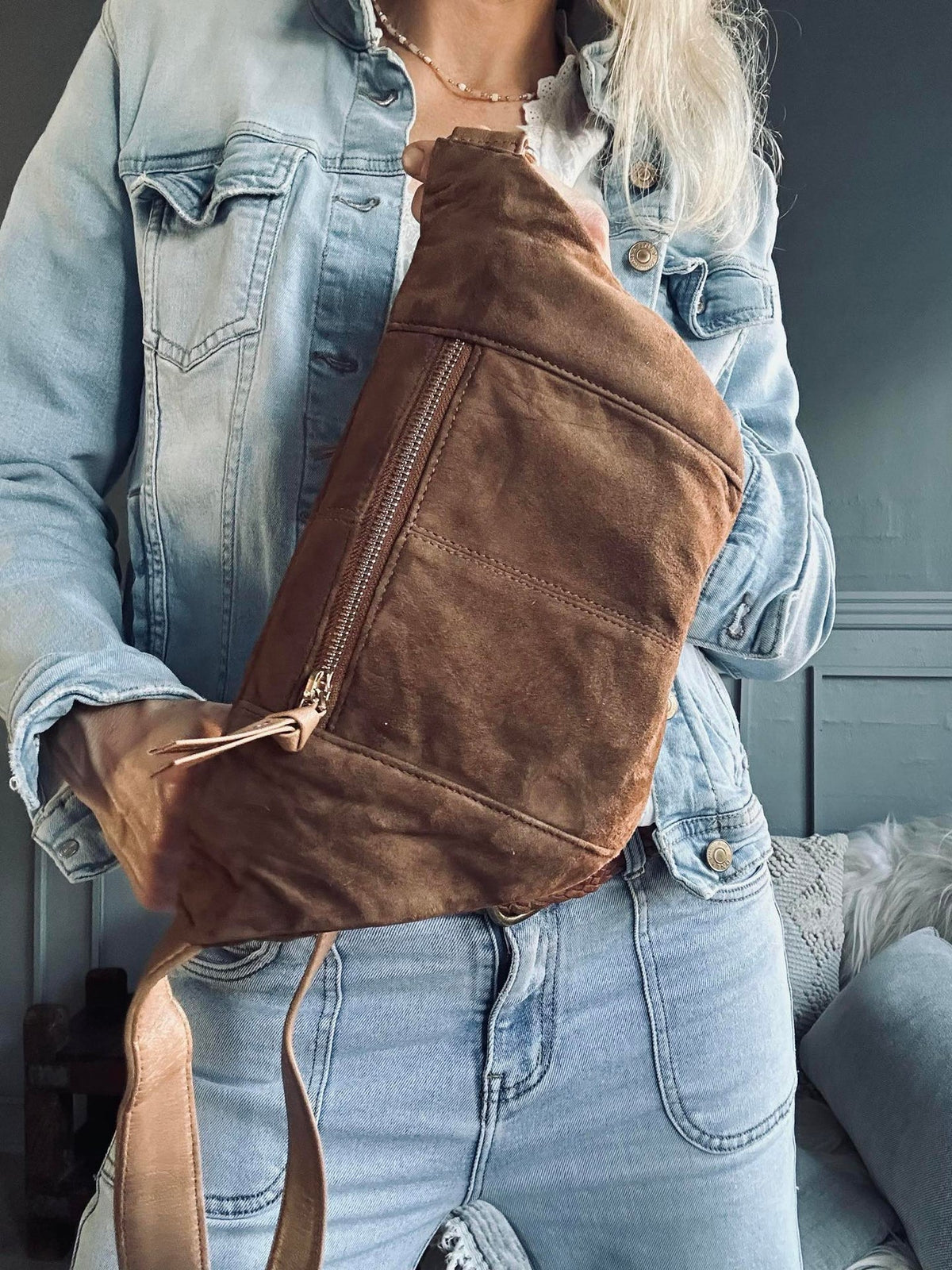 Bumbag JUNE Ruskinn - Caramel