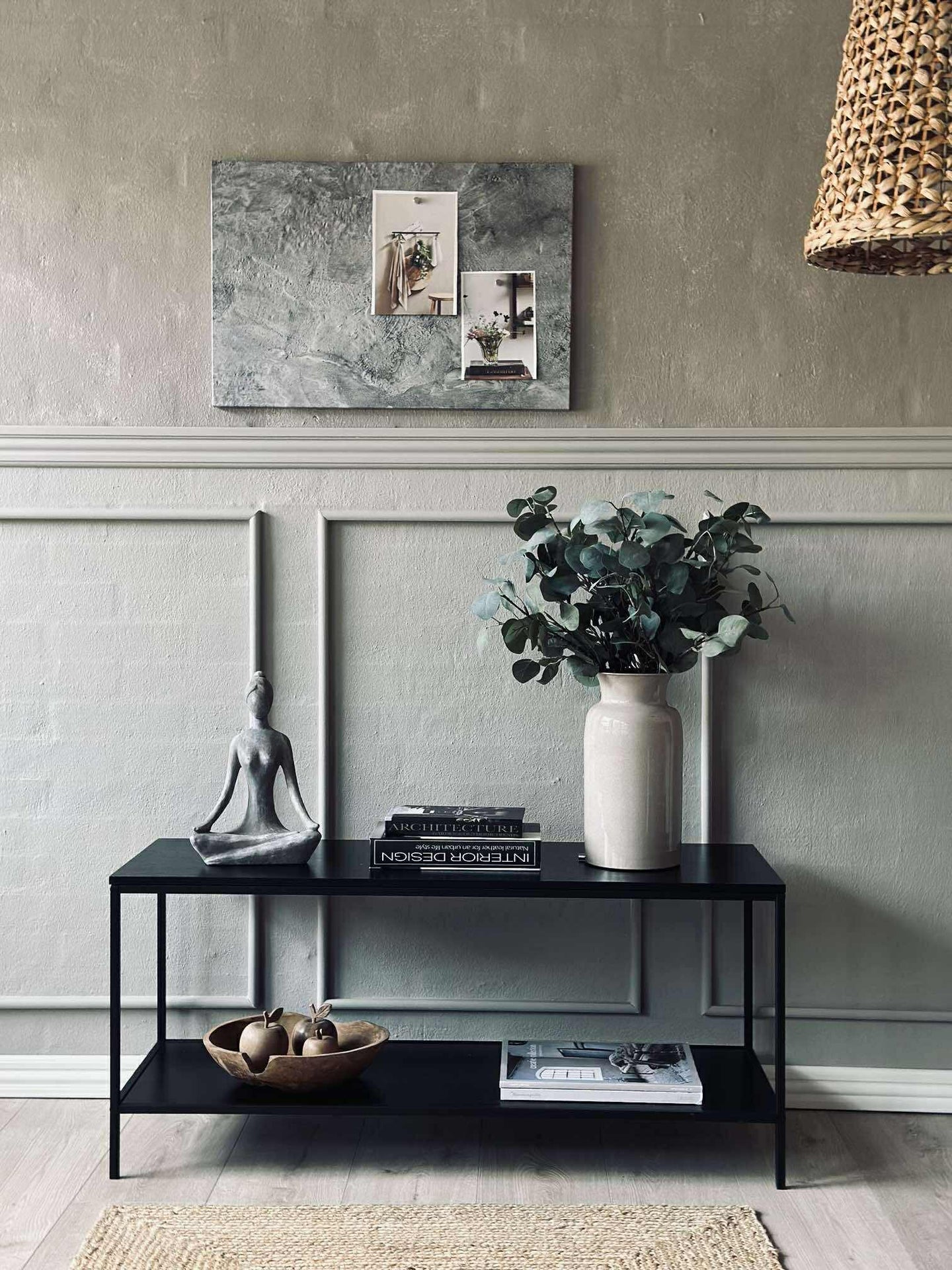 Tavle magnetisk 40x60 - Betong look
