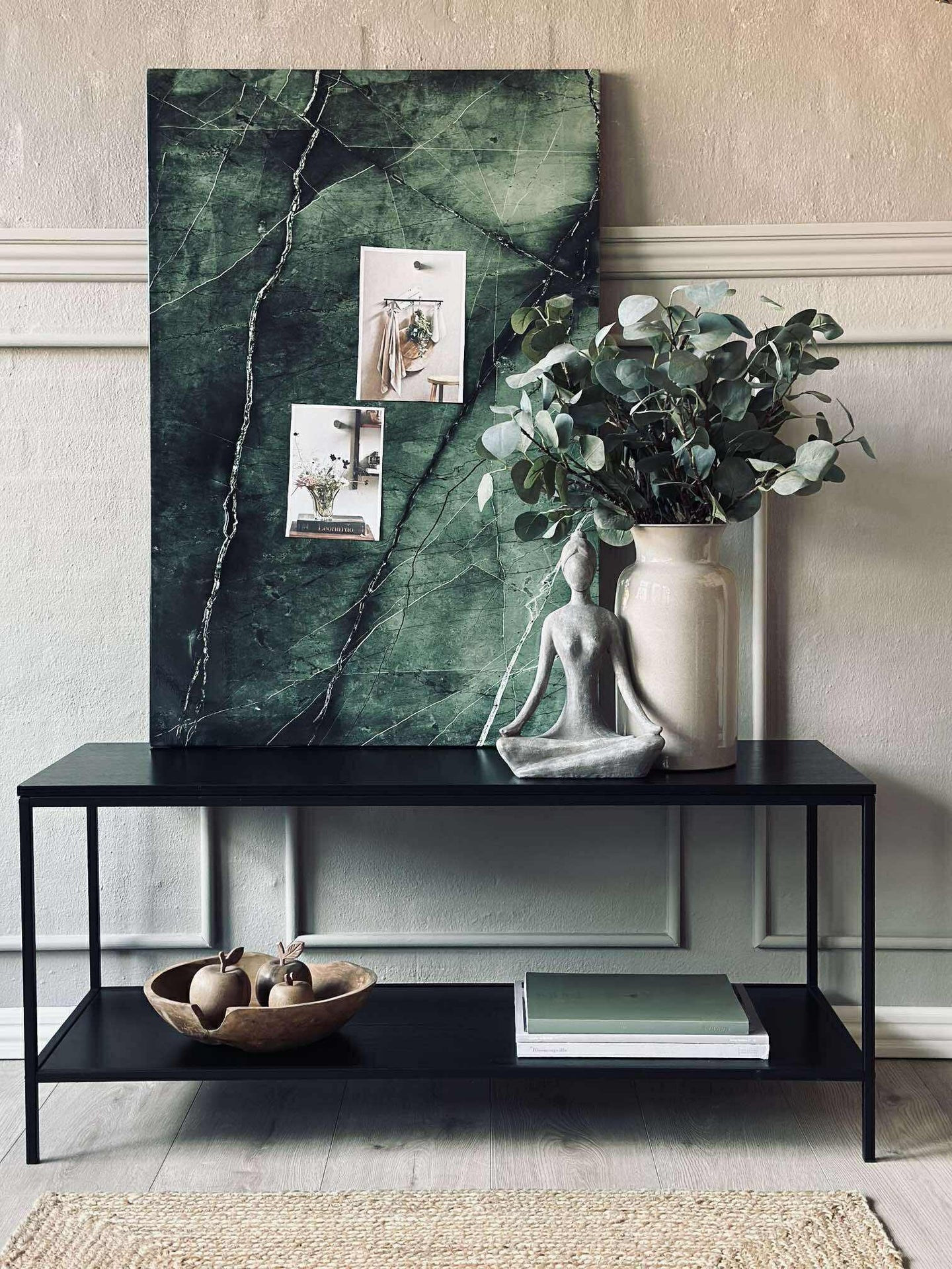 Tavle magnetisk 60x90 - Mormor grønn
