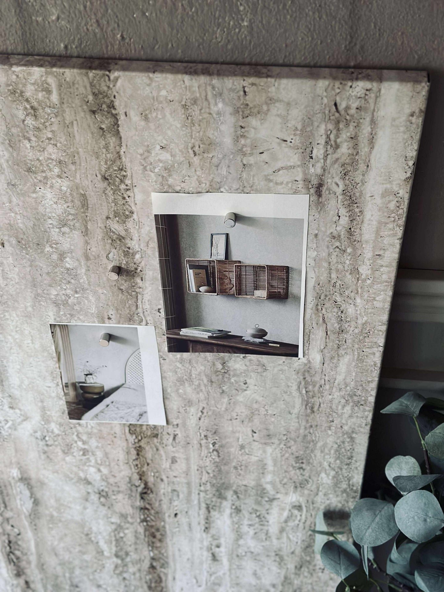 Magnetisk tavle 60x90 - Travertin
