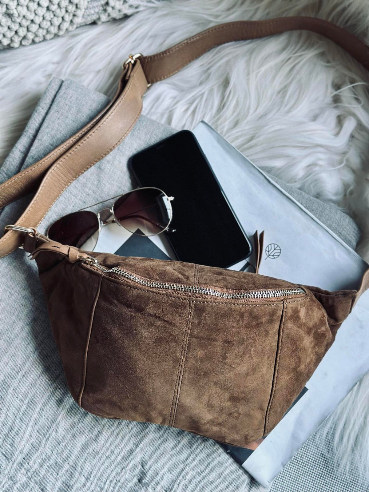 Bumbag JUNE Ruskinn - Caramel