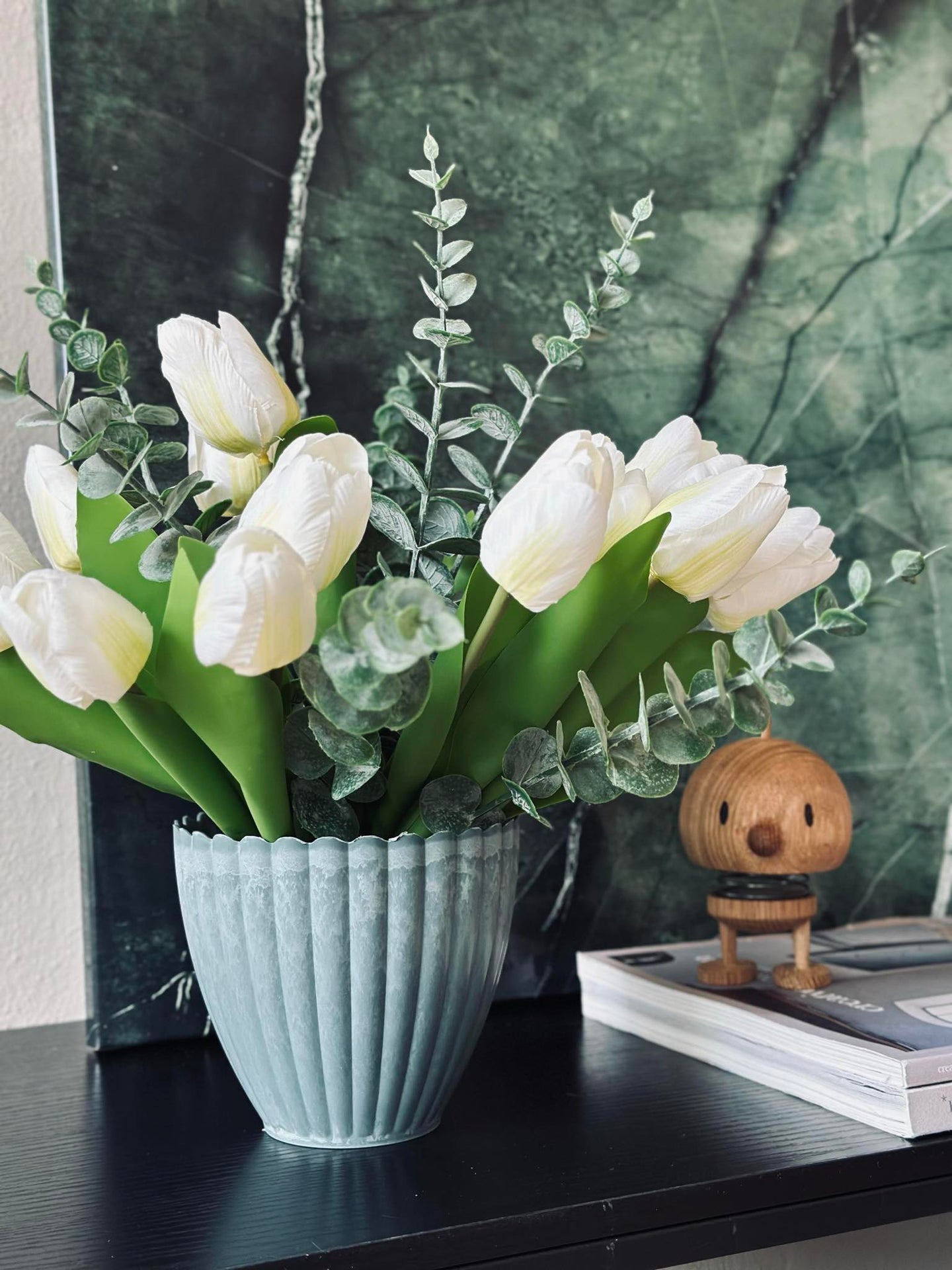 Potte i betong-look