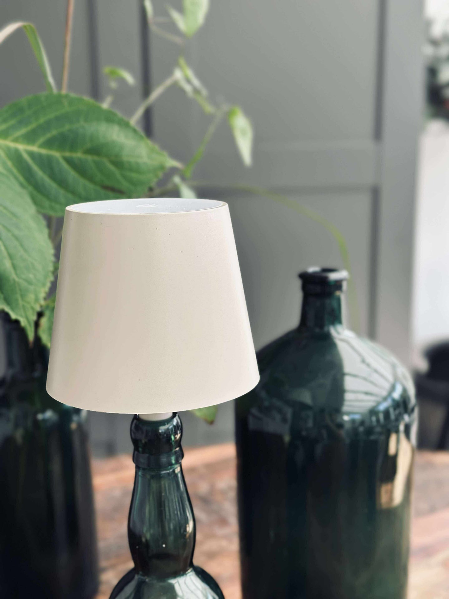 LED-lampe til vinflaske - Krem MIX