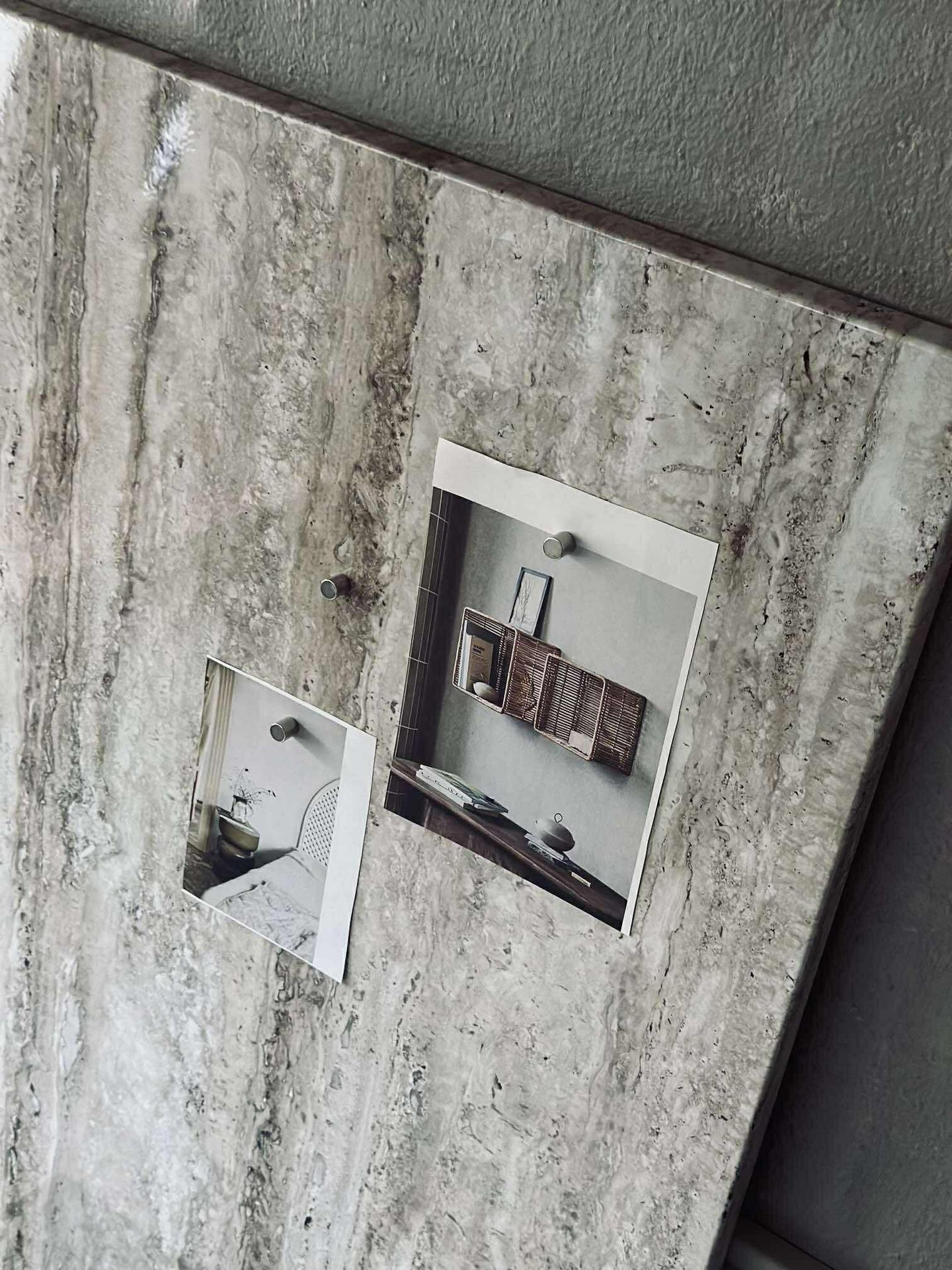 Magnetisk tavle 60x90 - Travertin