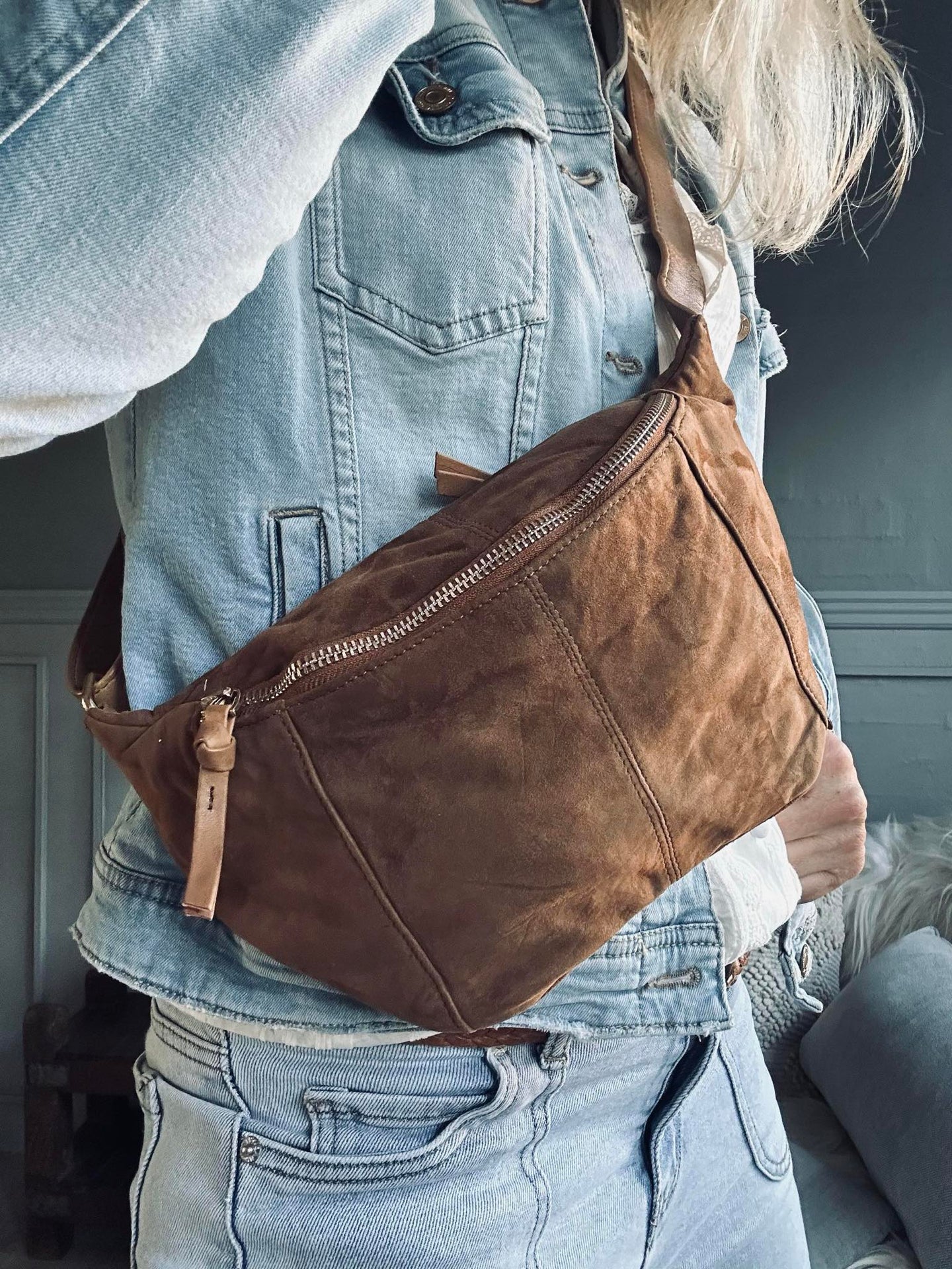 Bumbag JUNE Ruskinn - Caramel