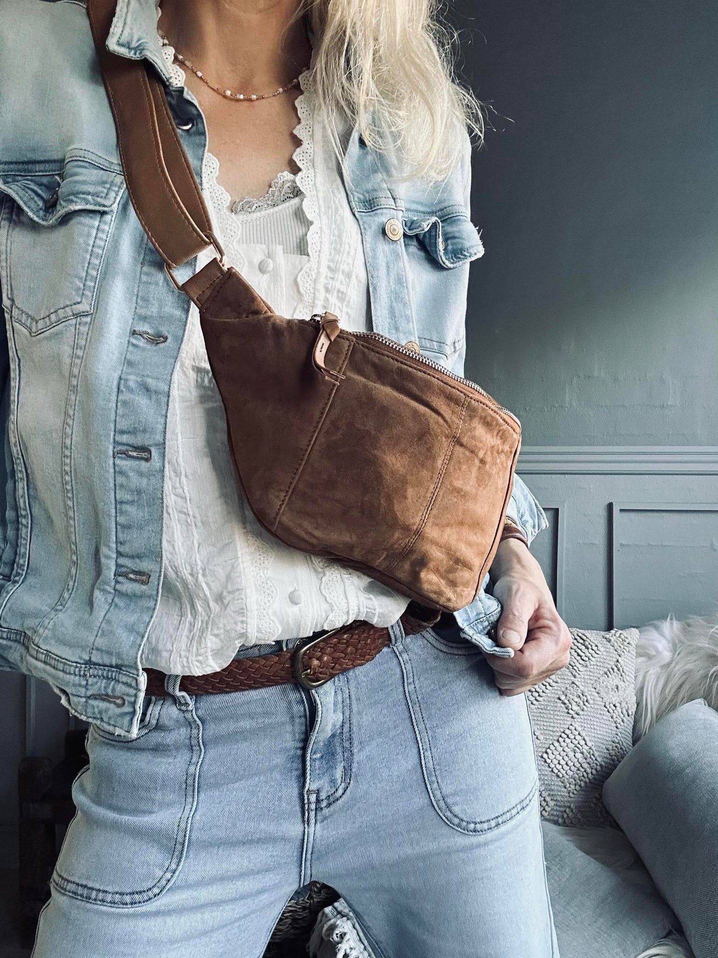 Bumbag JUNE Ruskinn - Caramel