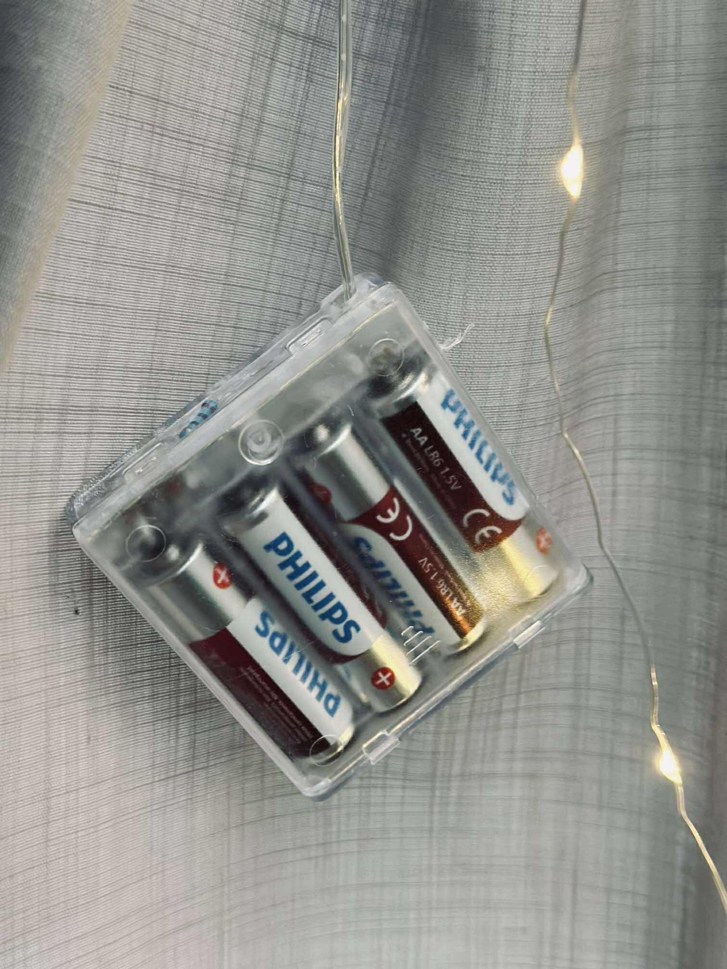 Hengende lyskjede med 160 LED-lys