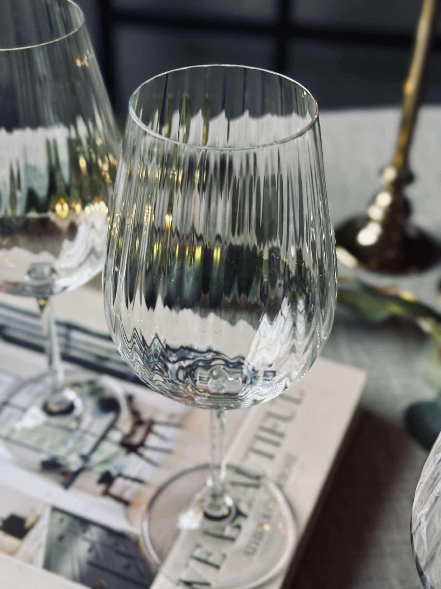 Vinglass hvitvin  CRYSTAL - Sett med 4 stk.