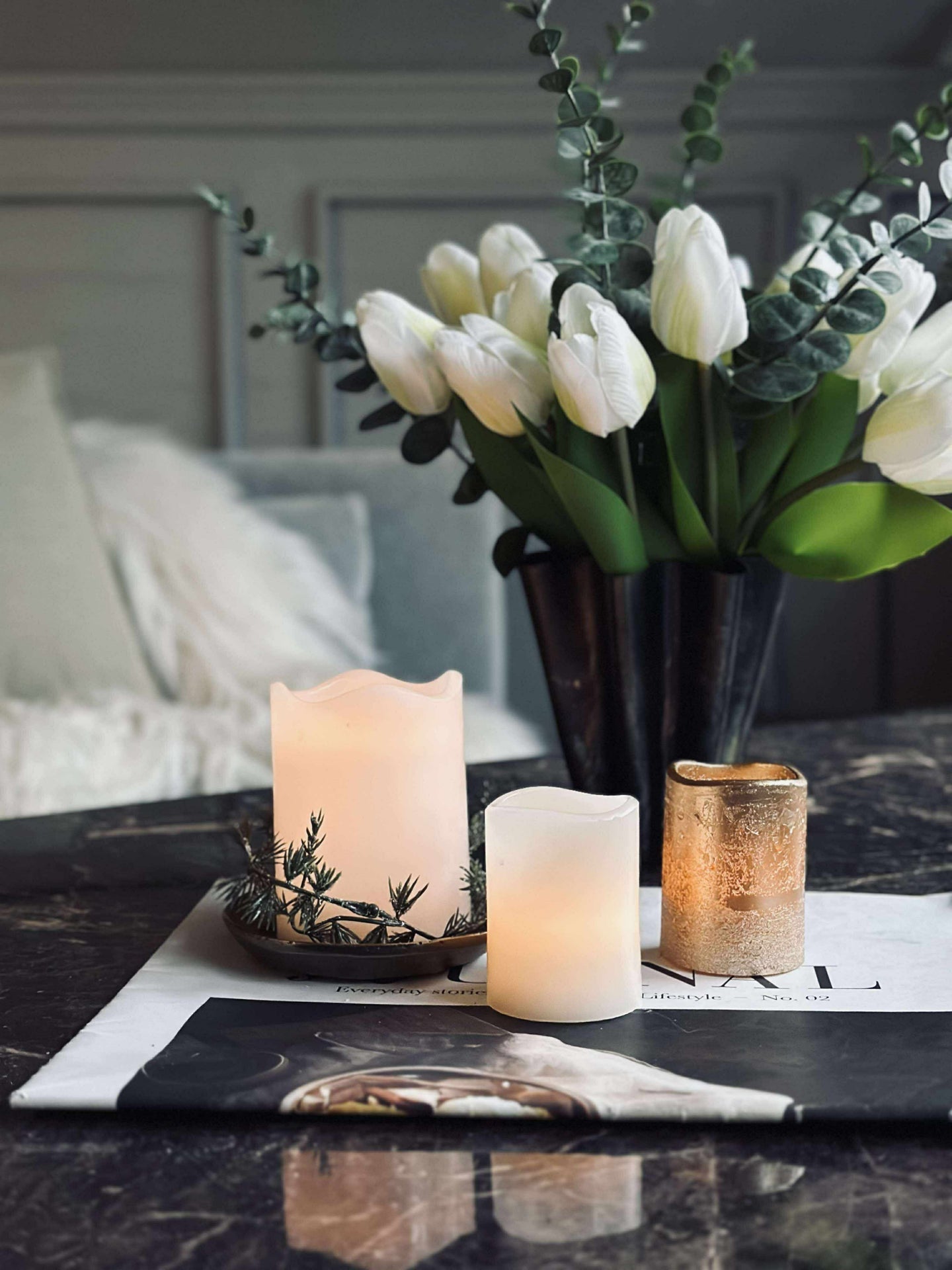 LED Blokklys med timer