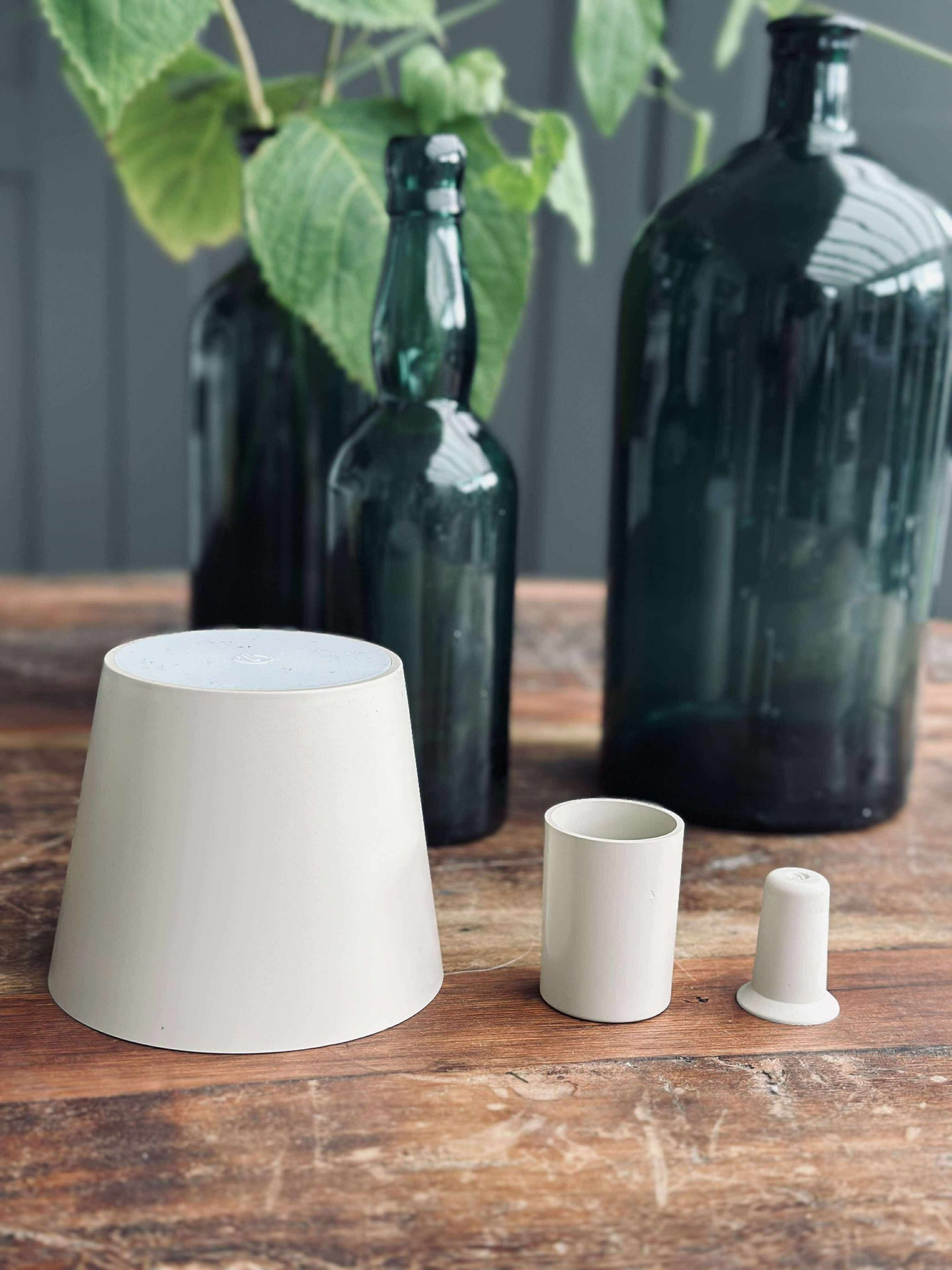 LED-lampe til vinflaske - Krem MIX