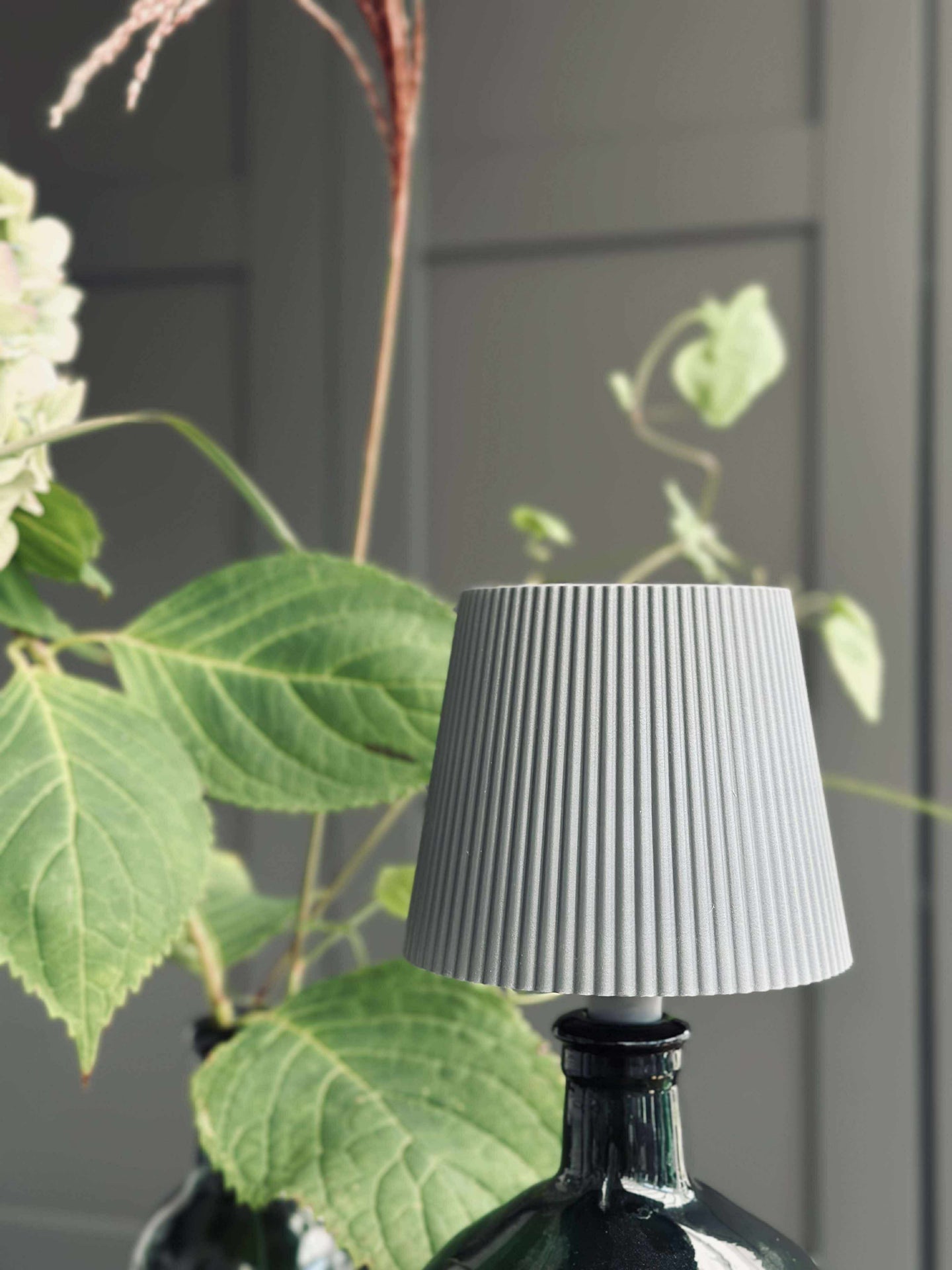 LED-lampe til vinflaske - Grå MIX