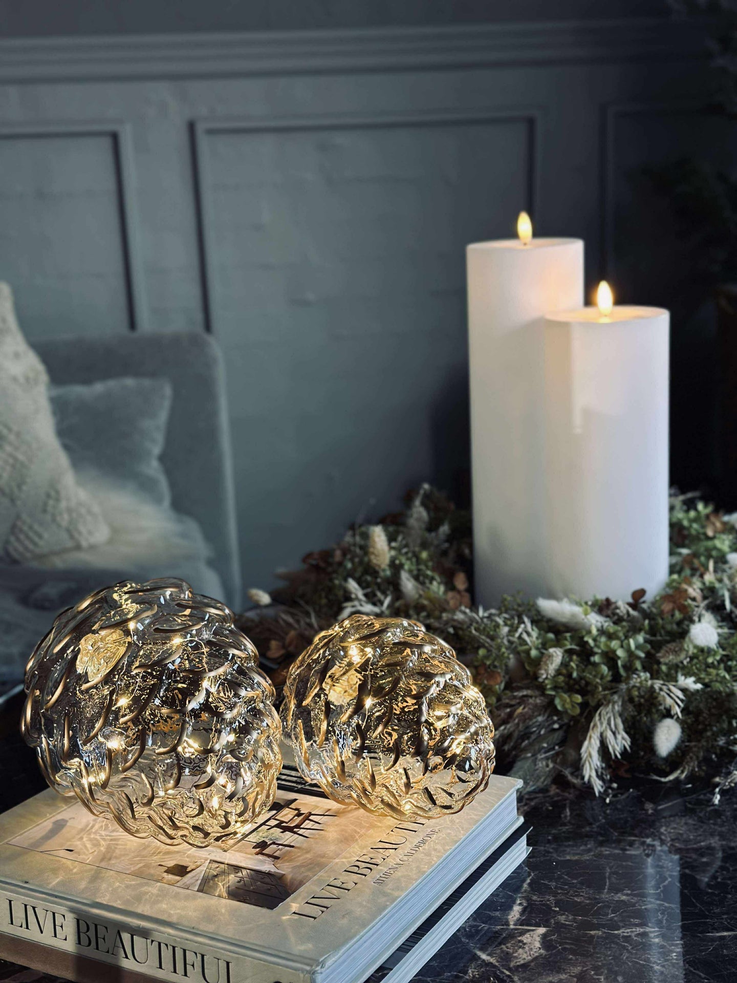 Kongleoppheng i glass