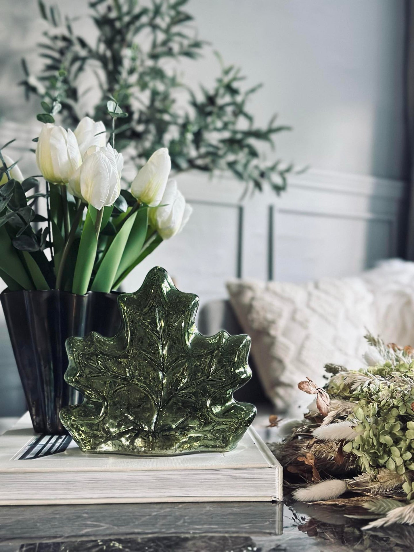 Blad med LED-lys og timer - Flere farger