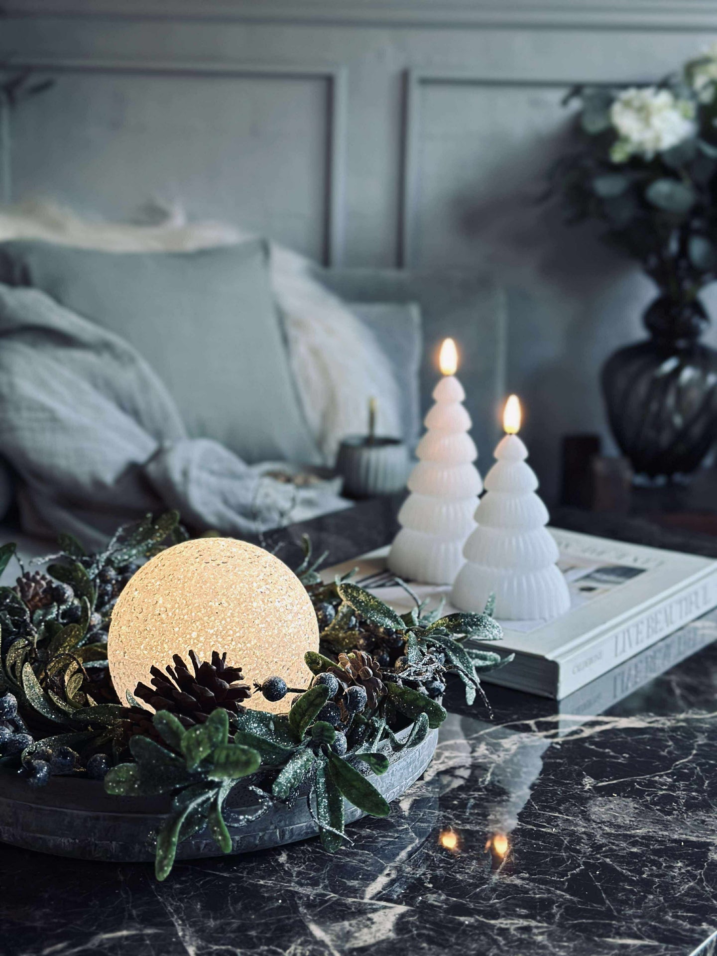 Kule med LED-lys