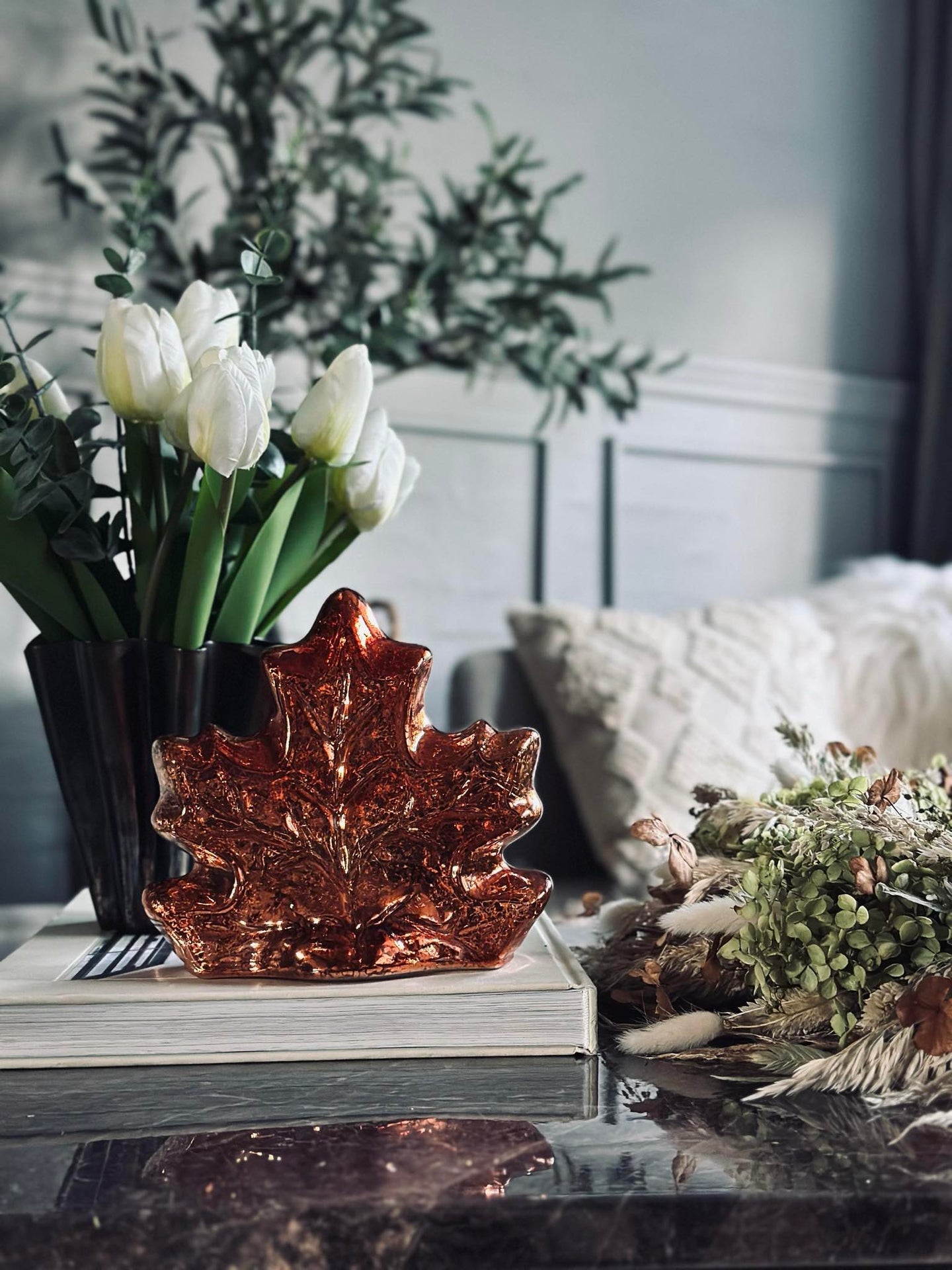 Blad med LED-lys og timer - Flere farger