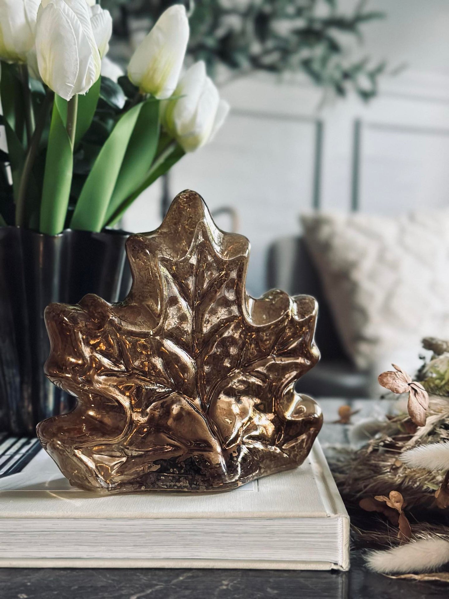 Blad med LED-lys og timer - Flere farger