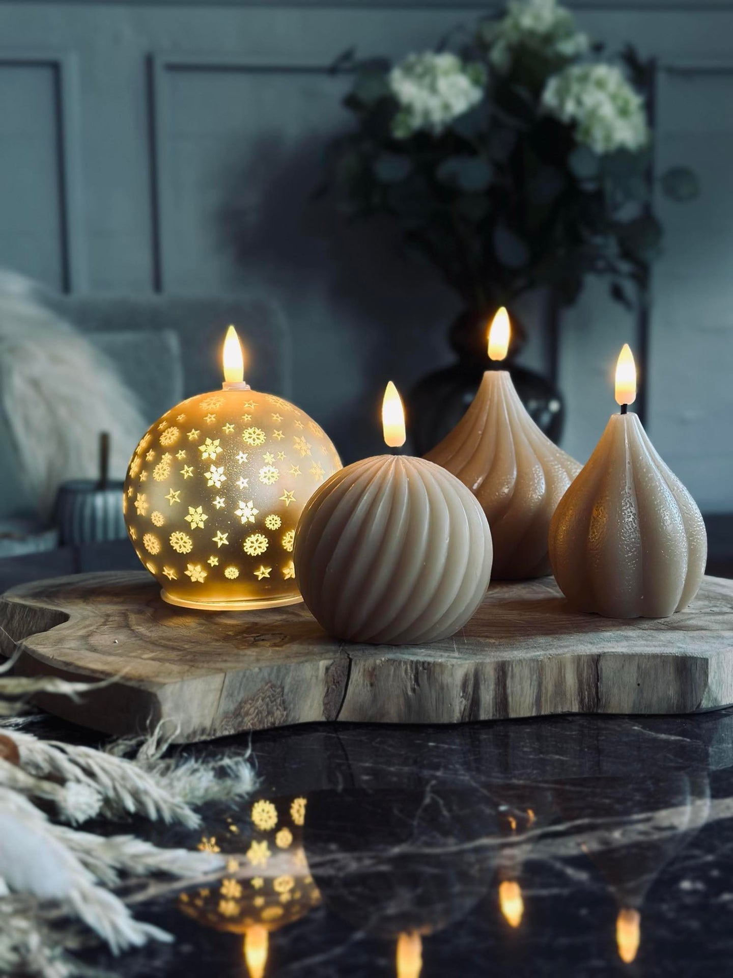 LED Kulelys - flere farger