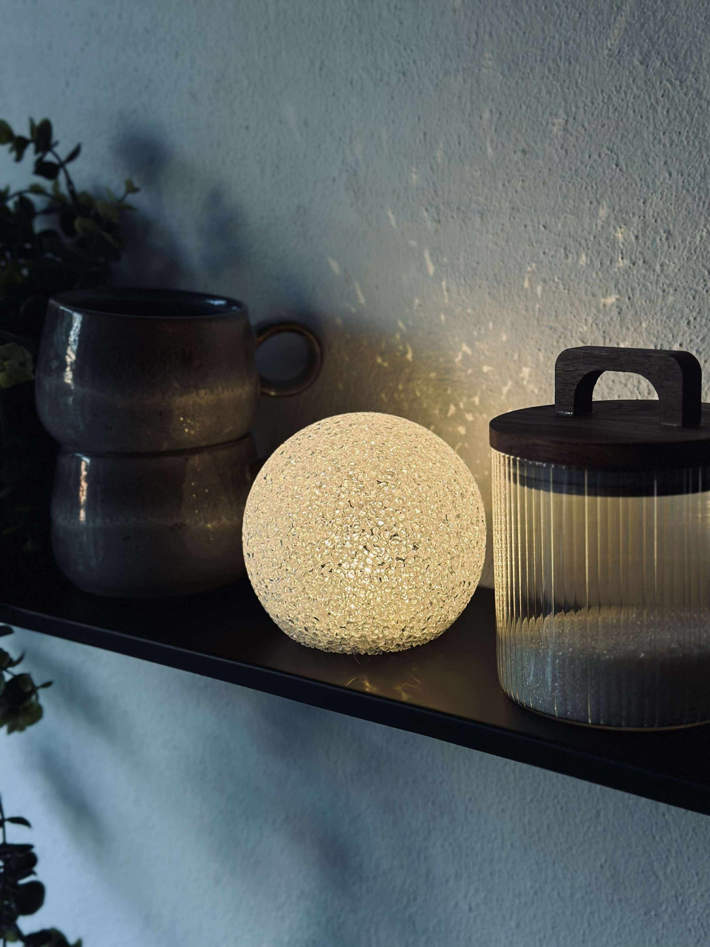 Kule med LED-lys
