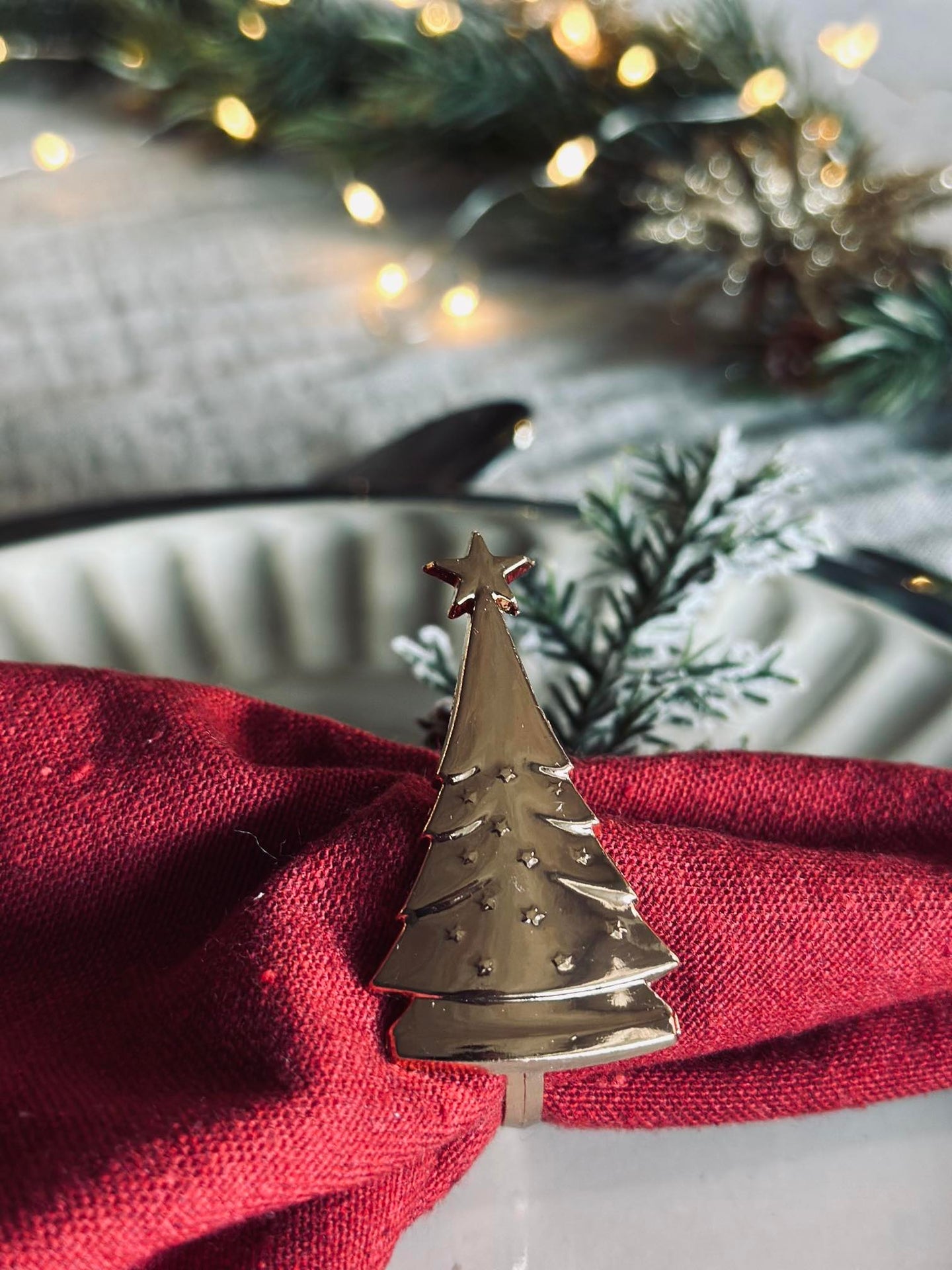 Serviettringer Gull - MIX 4 stk