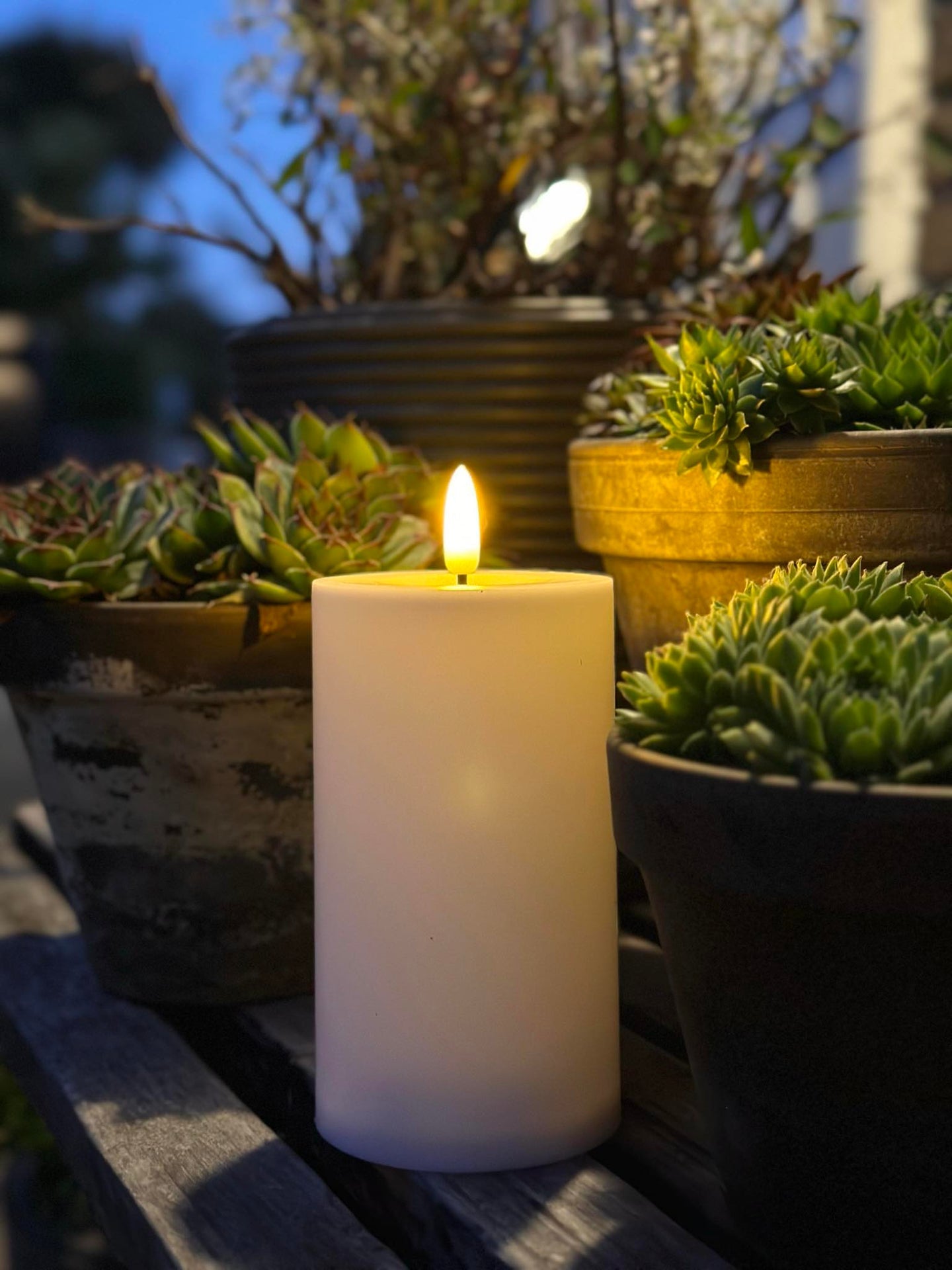 LED Utendørs Bloklys - 12,5 cm