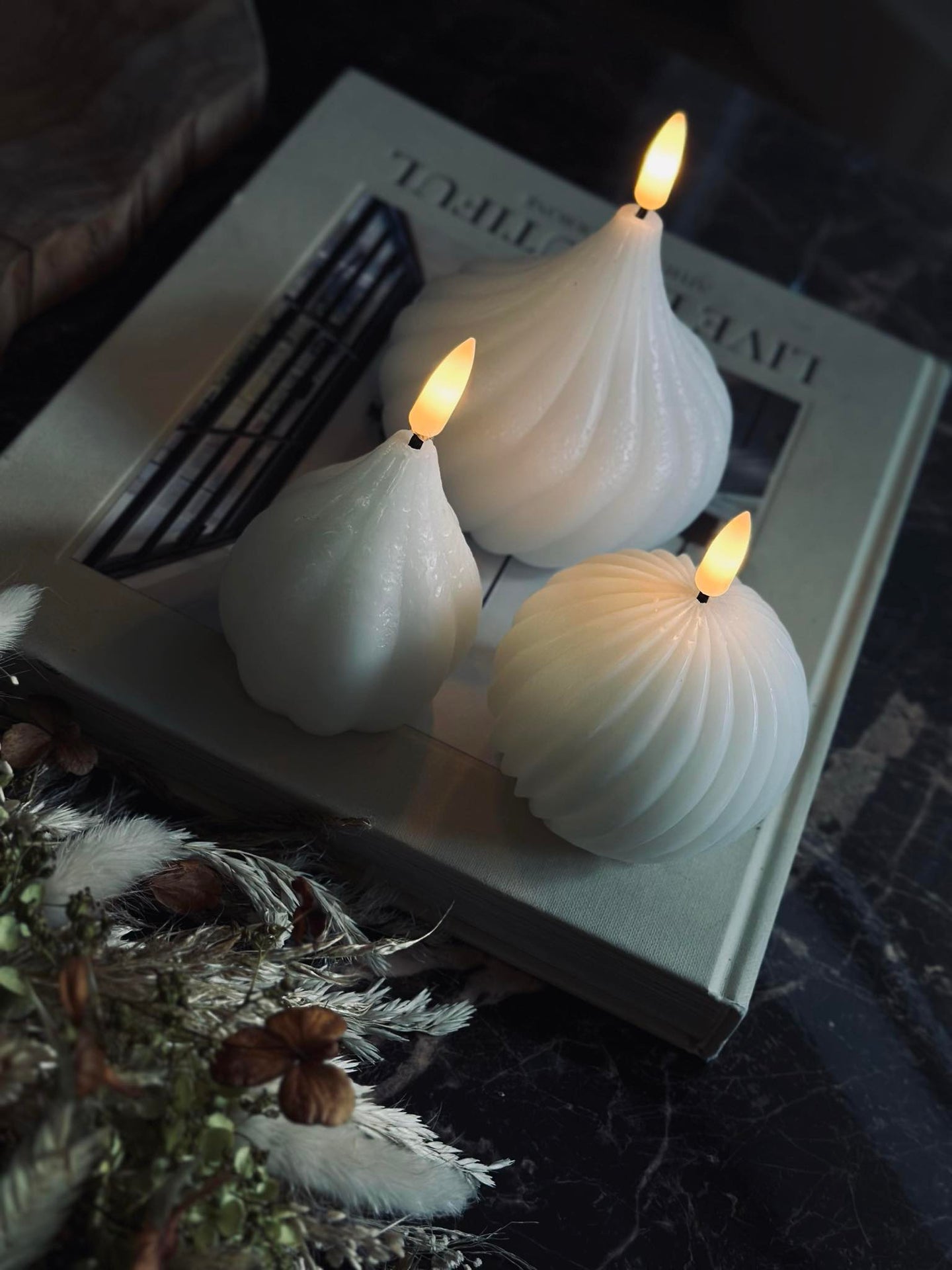 LED Kulelys - flere farger