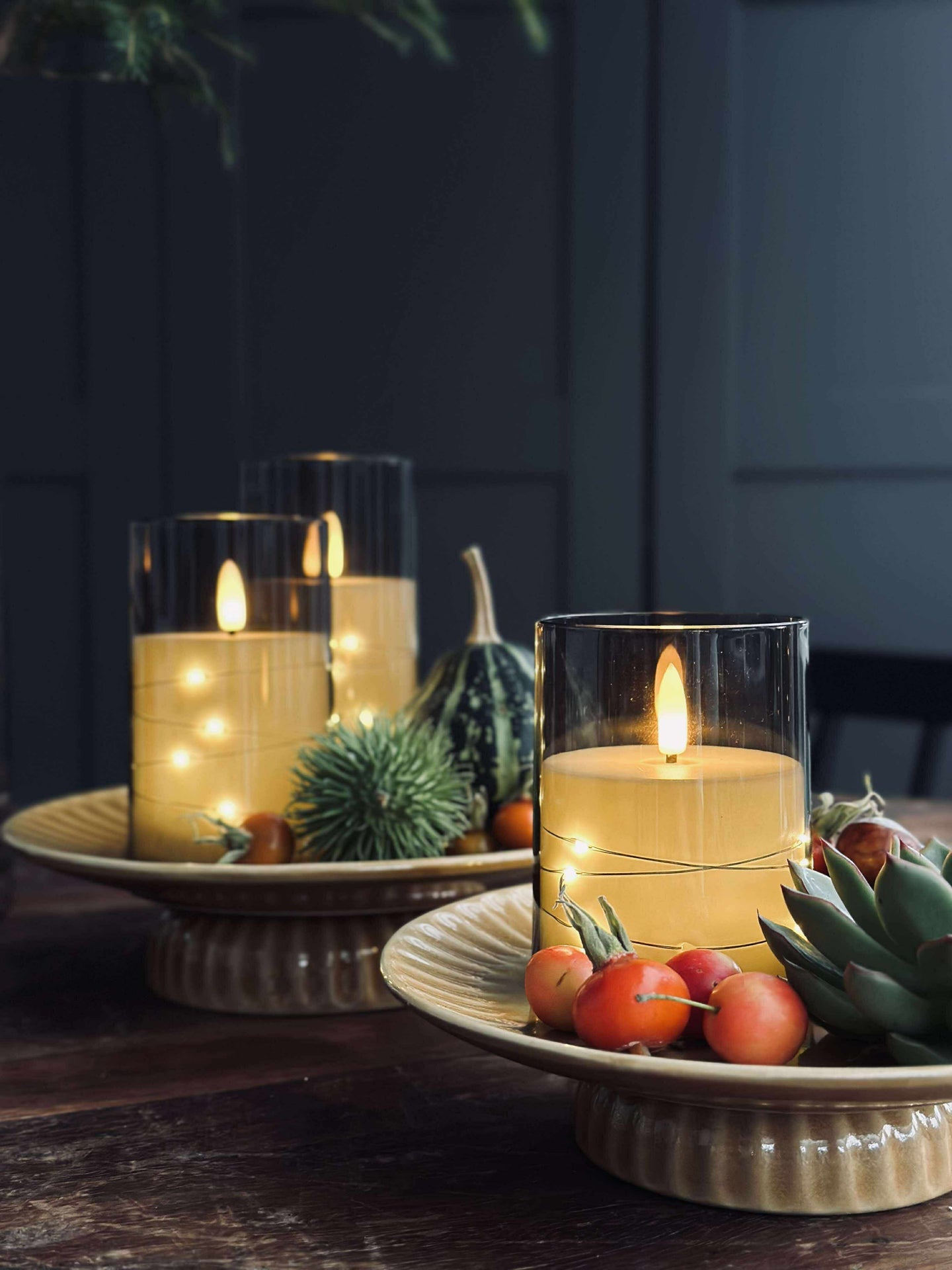LED-lys ALMA 3 stk m. fjernkontroll