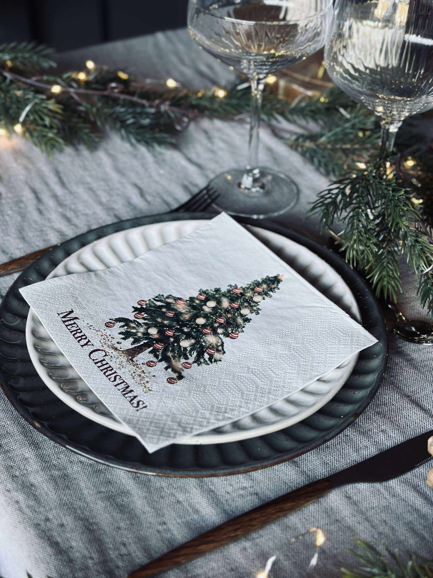 Servietter Juletre - 20 stk