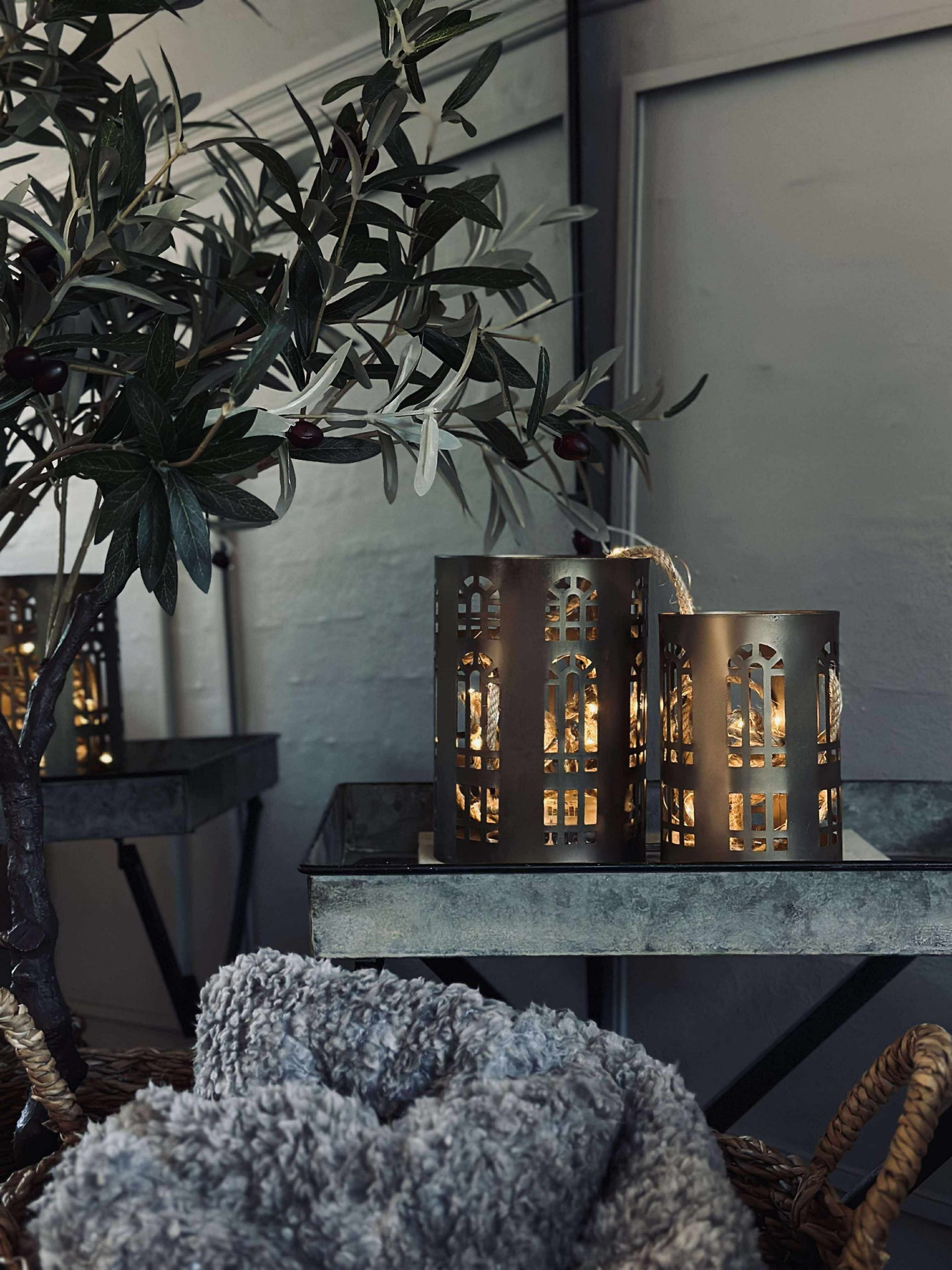 Lanterne Sett med 2 stk.