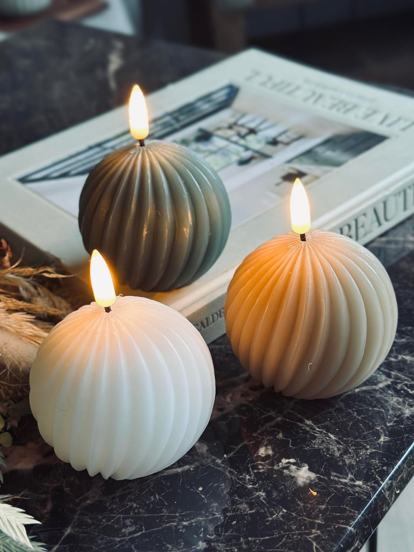 LED Kulelys - flere farger