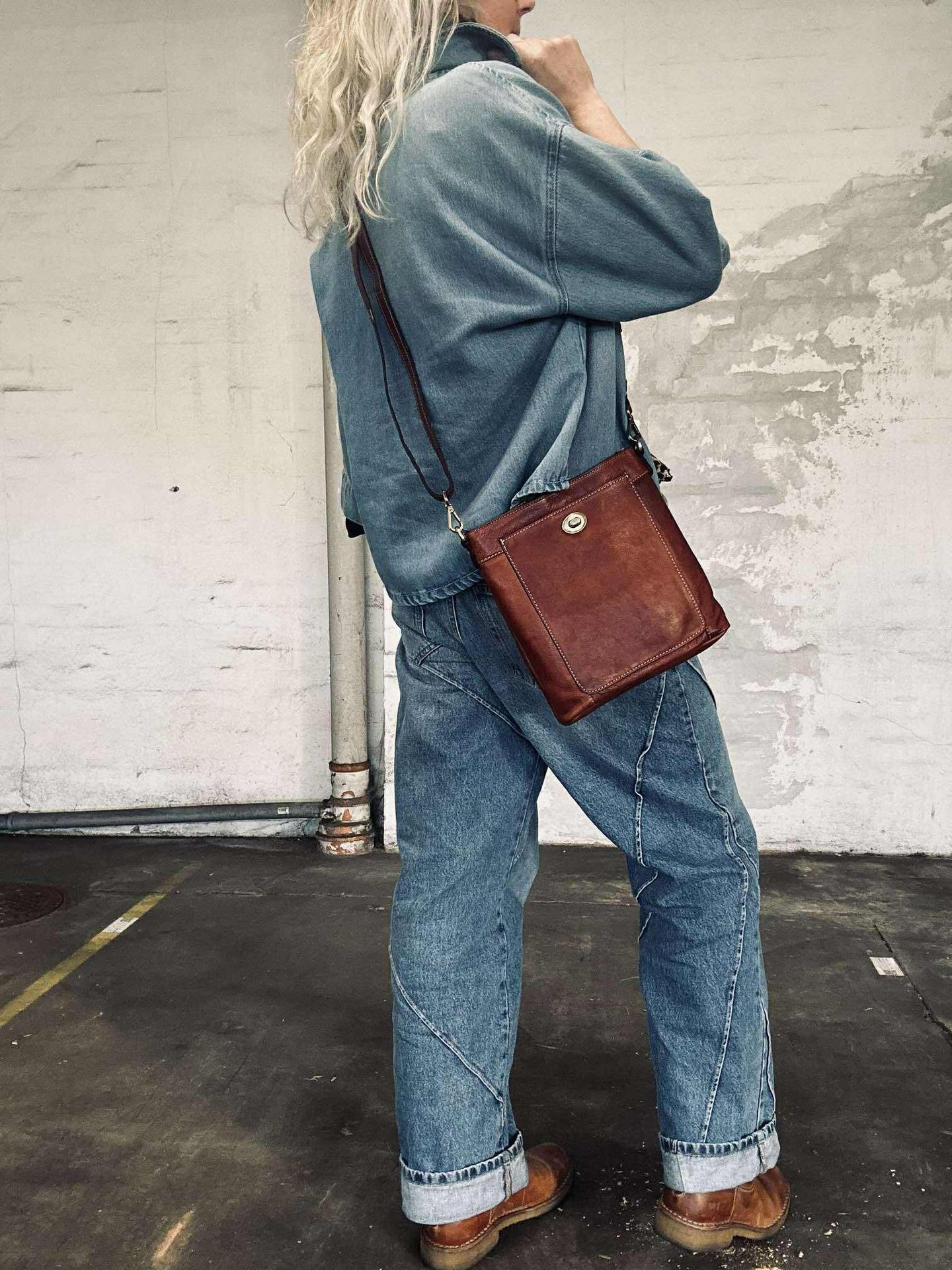 Crossover Moa small - Cognac