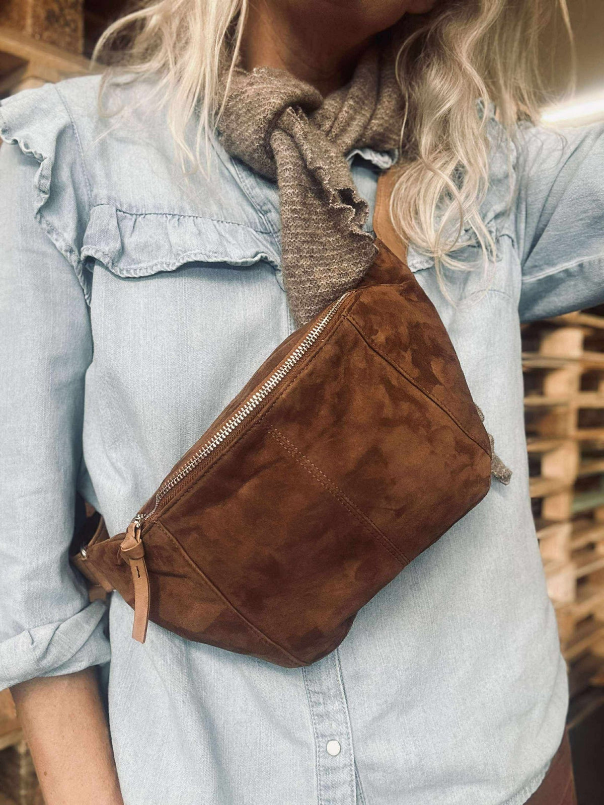 Bumbag JUNE Ruskinn - Caramel